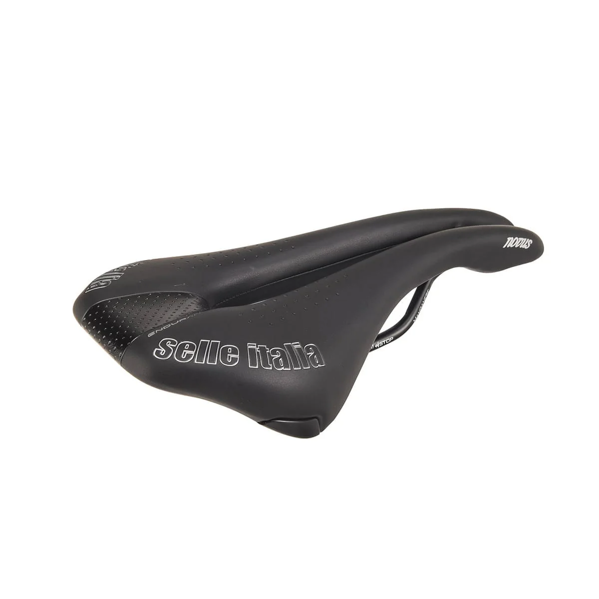 Siodełko SELLE ITALIA NOVUS SUPERFLOW ENDURANCE S Rails Manganese Black - Image 4