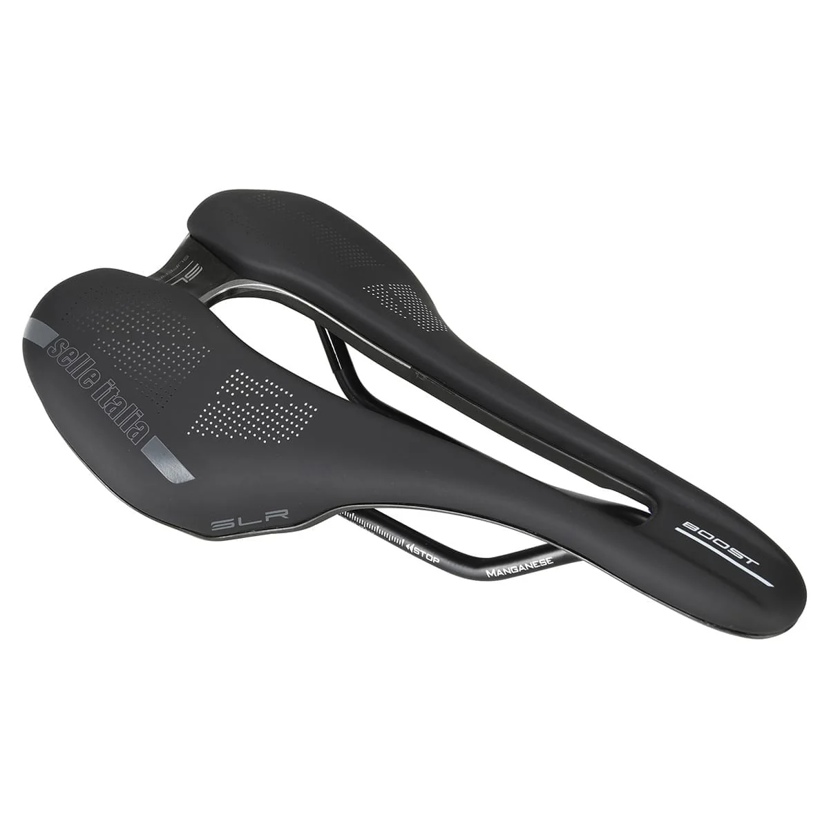 Siodełko SELLE ITALIA SLR BOOST SUPERFLOW L Rails Manganese Black - Image 5