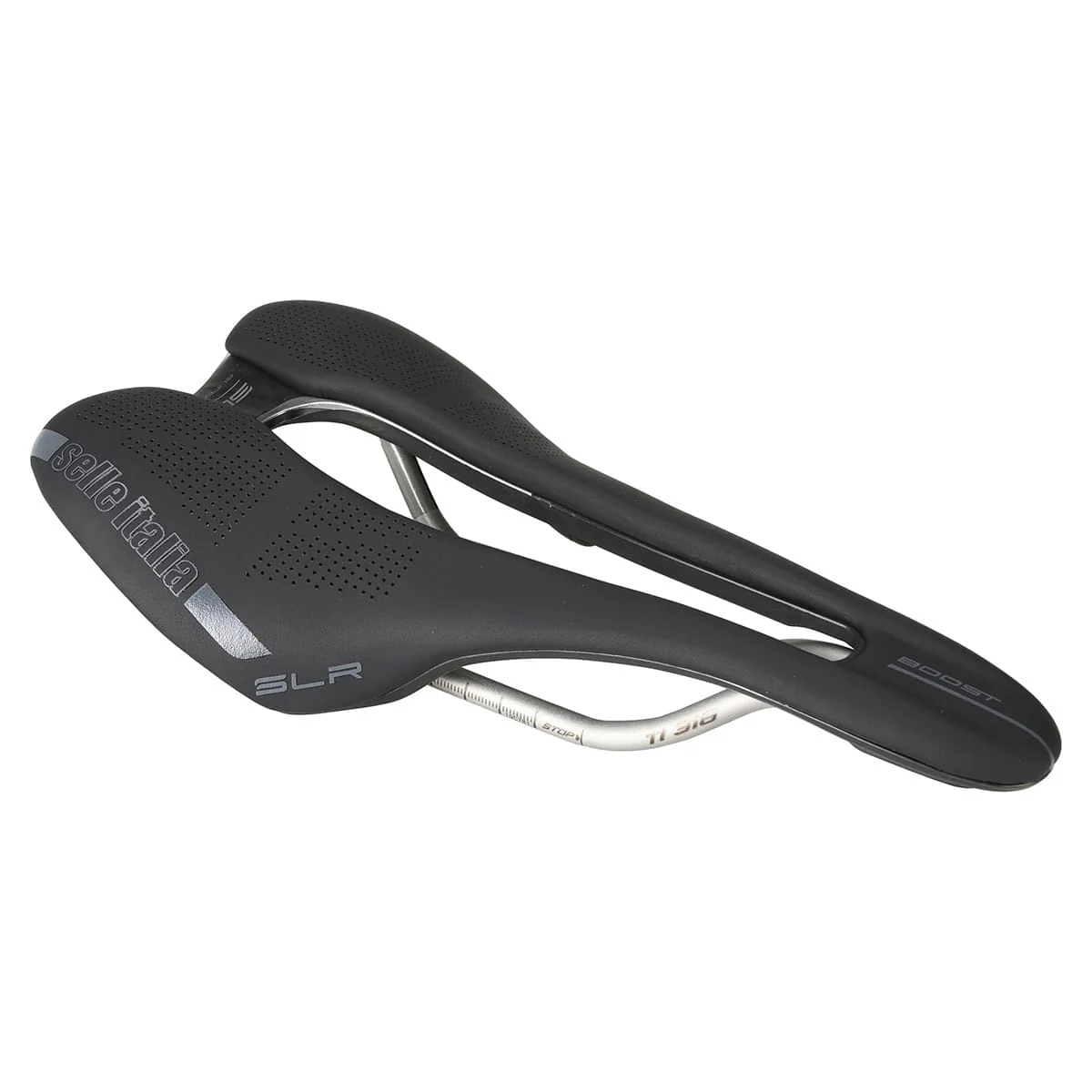 Siodełko SELLE ITALIA SLR BOOST SUPERFLOW S Rails TI316 Black - Image 4