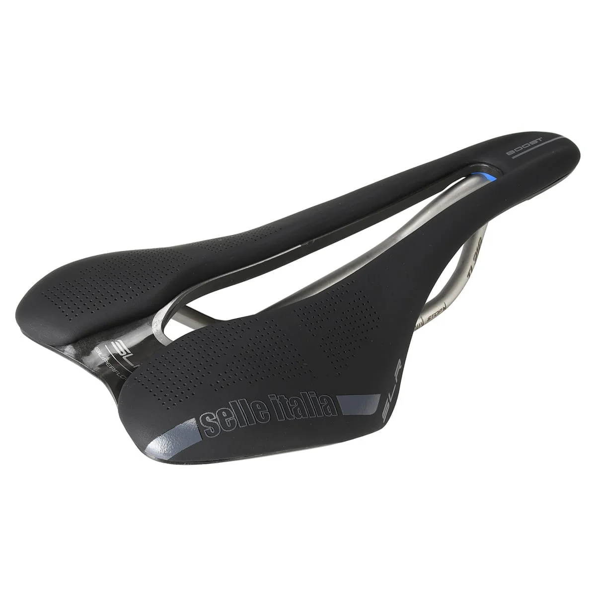Siodełko SELLE ITALIA SLR BOOST SUPERFLOW S Rails TI316 Black - Image 5
