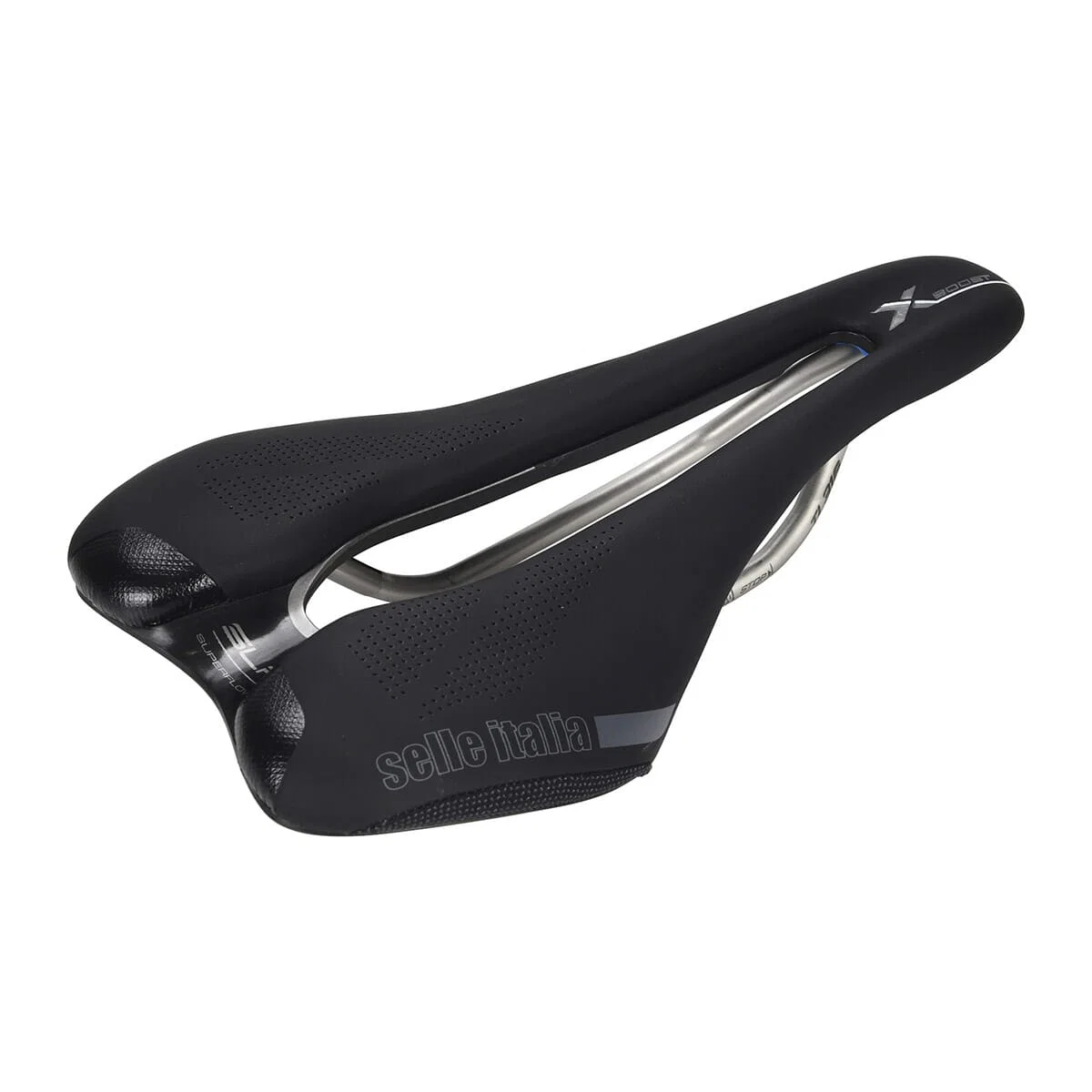 Siodełko SELLE ITALIA SLR BOOST X-CROSS SUPERFLOW L Szyny TI316 - Image 2