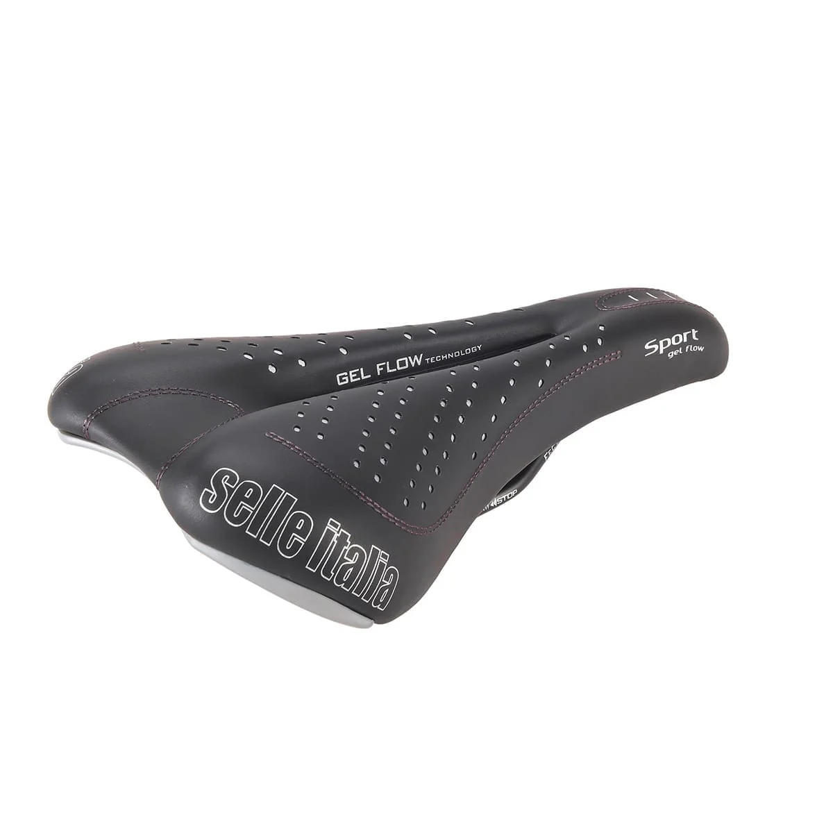 Siodełko SELLE ITALIA SPORT GEL FLOW Rails Manganese Black - Image 4