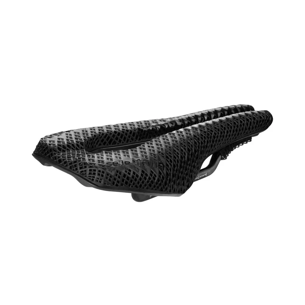 Siodełko SELLE ITALIA WATT SUPERFLOW 3D Rails Ti316 Black - Image 2