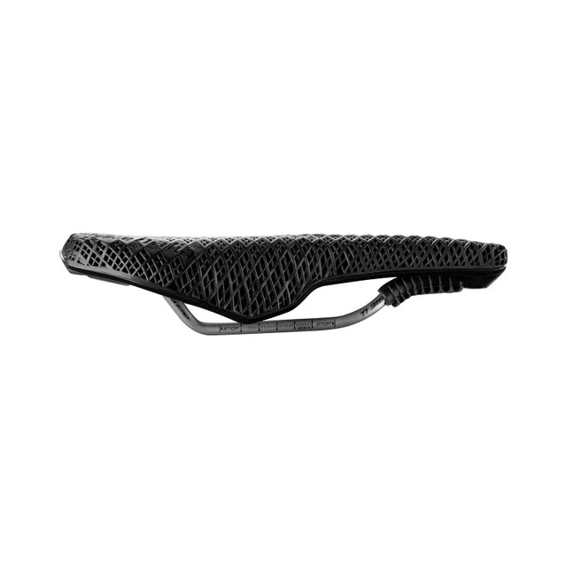 Siodełko SELLE ITALIA WATT SUPERFLOW 3D Rails Ti316 Black - Image 3