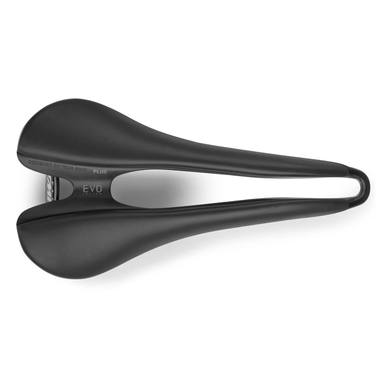 Siodełko SMP EVO PLUS o szerokości 140 mm z karbonowymi szynami, czarne - Image 3