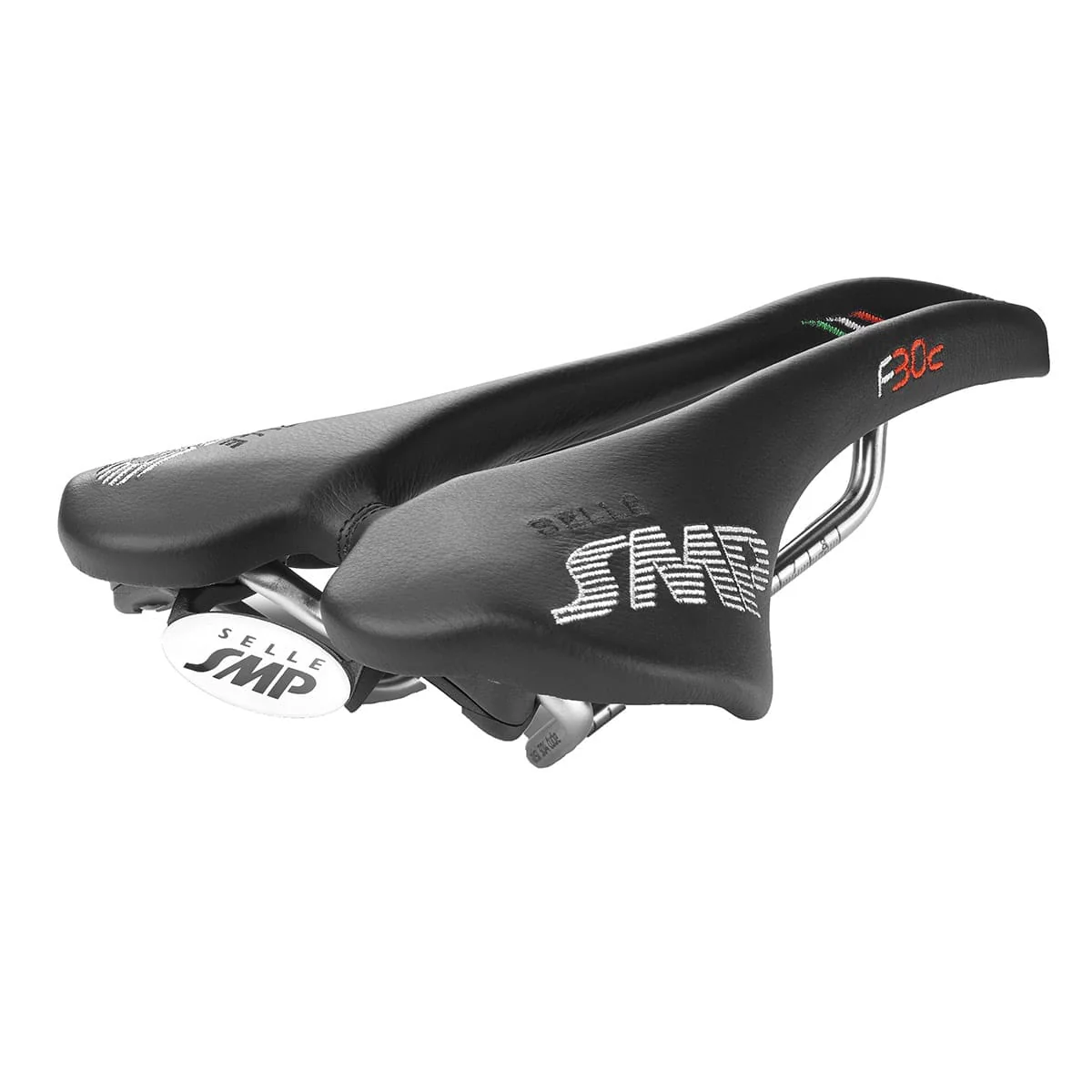 Siodełko SMP F30C o szerokości 150 mm z czarnymi szynami ze stali nierdzewnej - Image 4