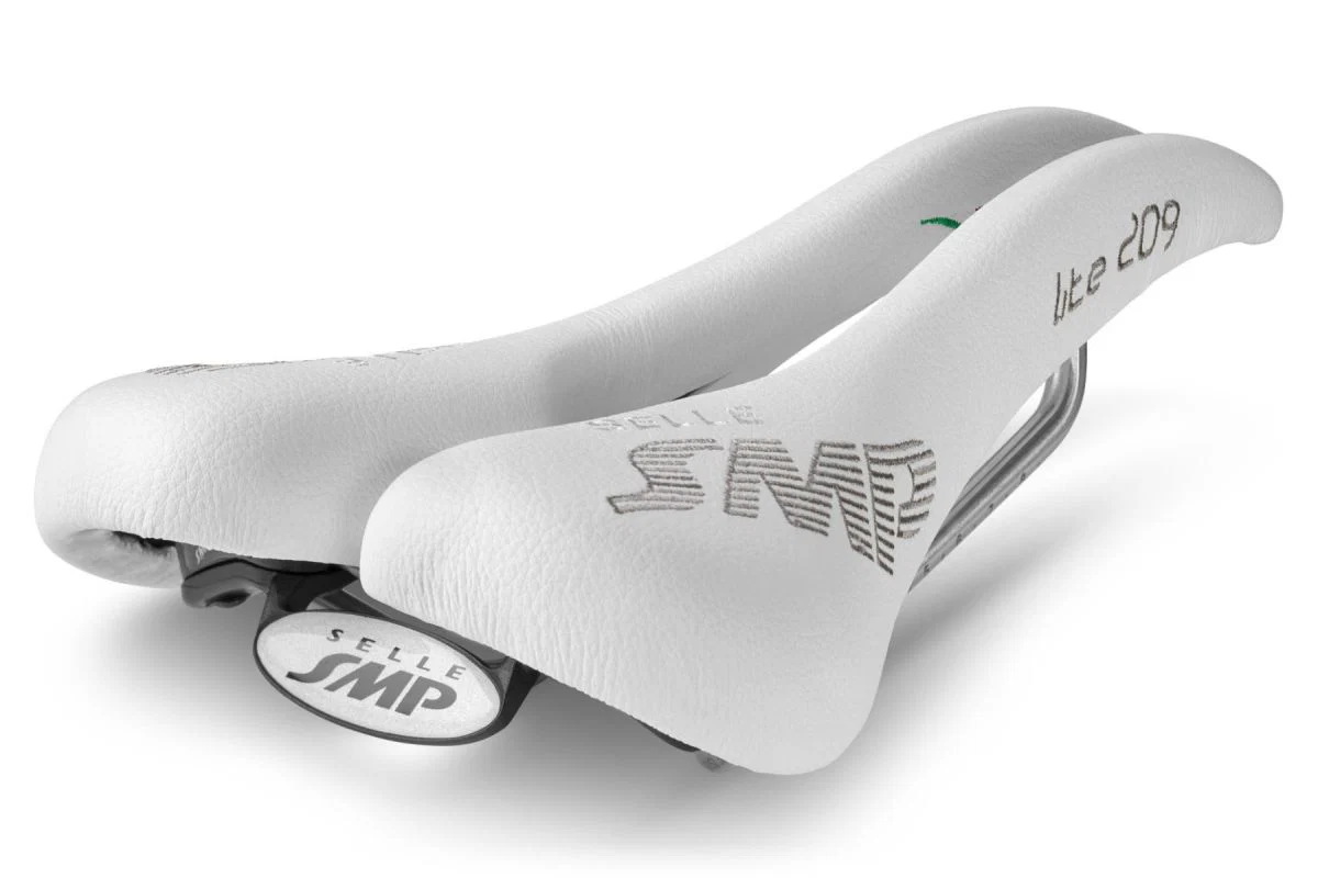 Siodełko SMP LITE 209 Szerokość 139 mm Szyny ze stali nierdzewnej Biały - Image 2