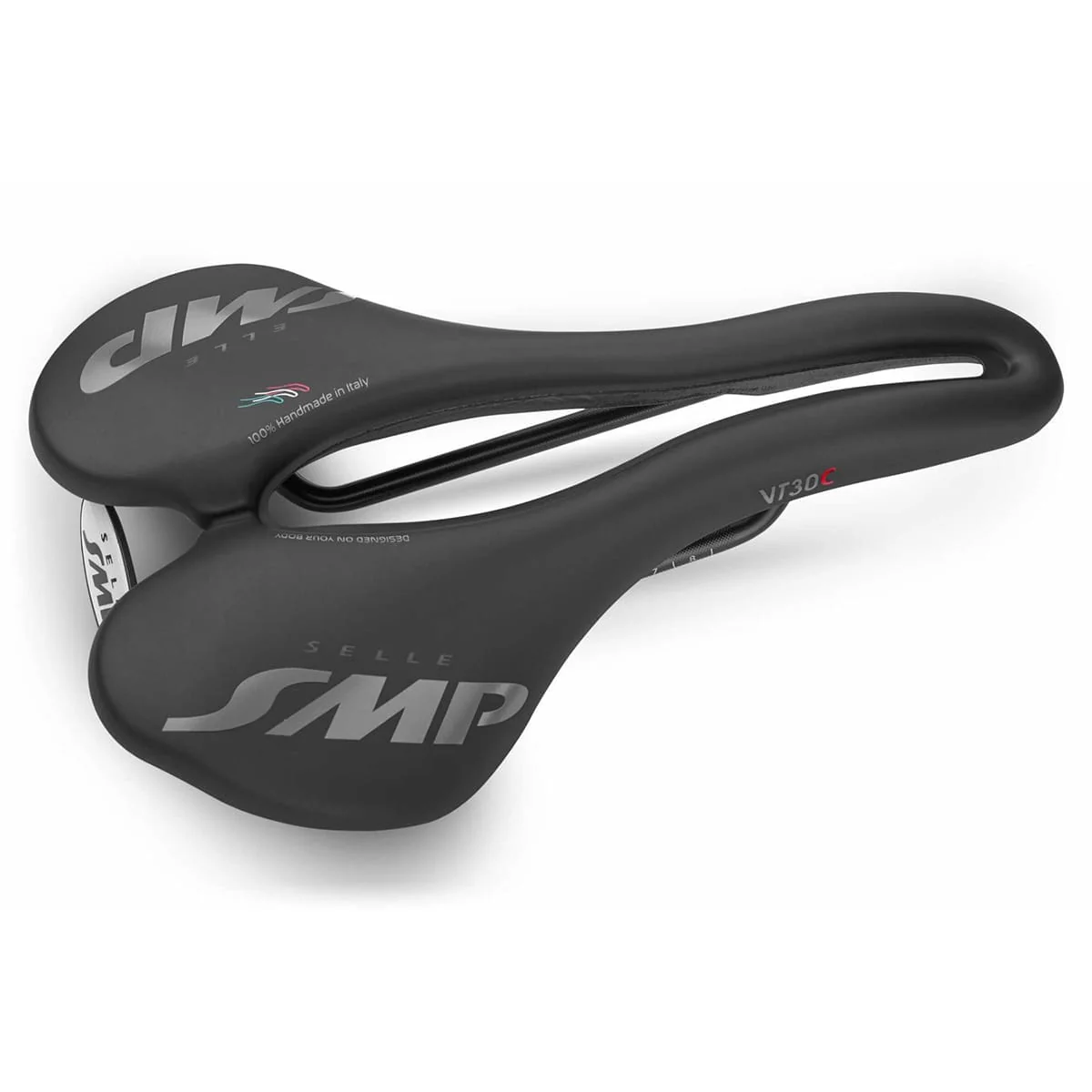 Siodełko SMP VT30C Szerokość 155 mm Stalowe szyny Czarny - Image 6