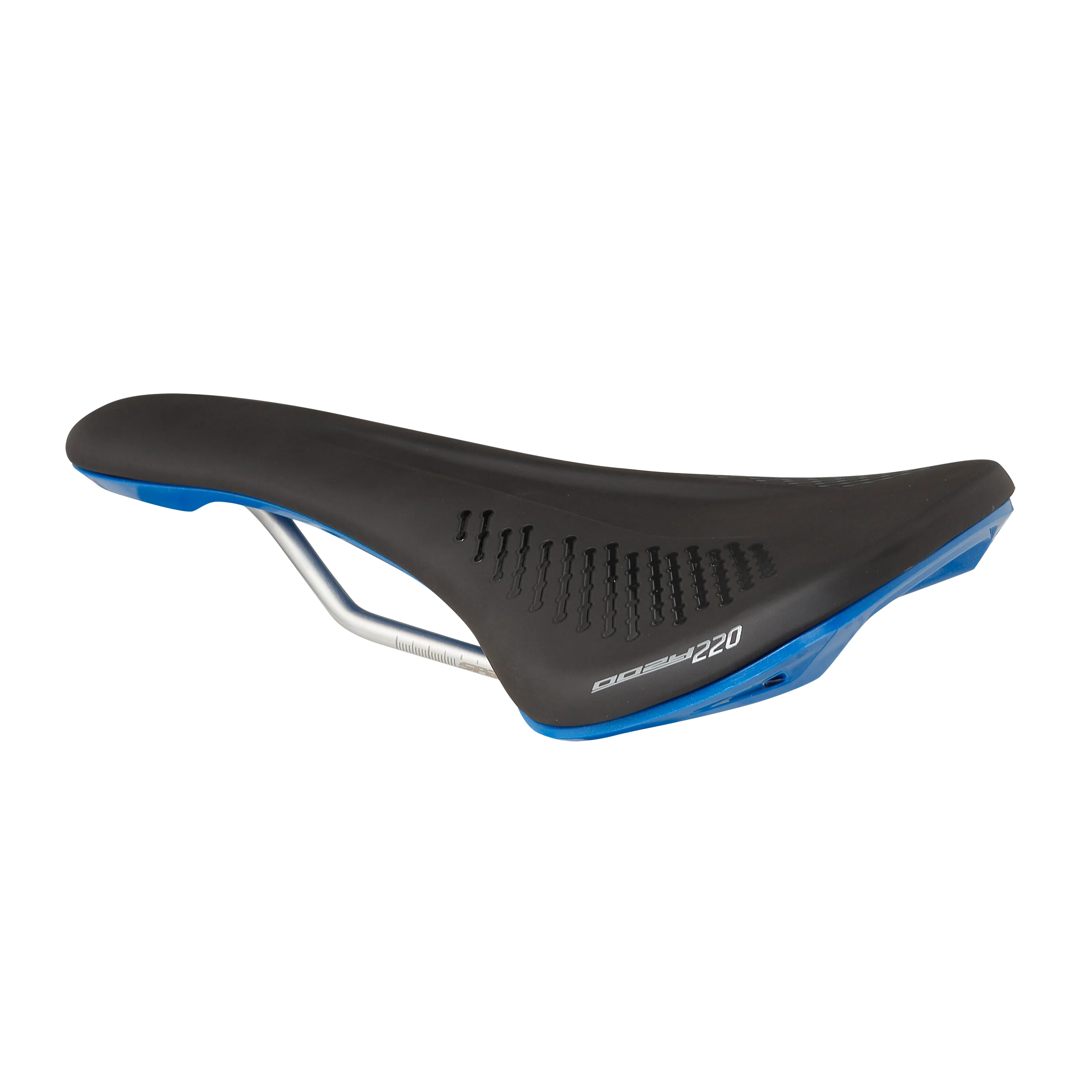 Siodełko SPANK OOZY 220 144mm CrN/Ti Rails Blue - Image 2
