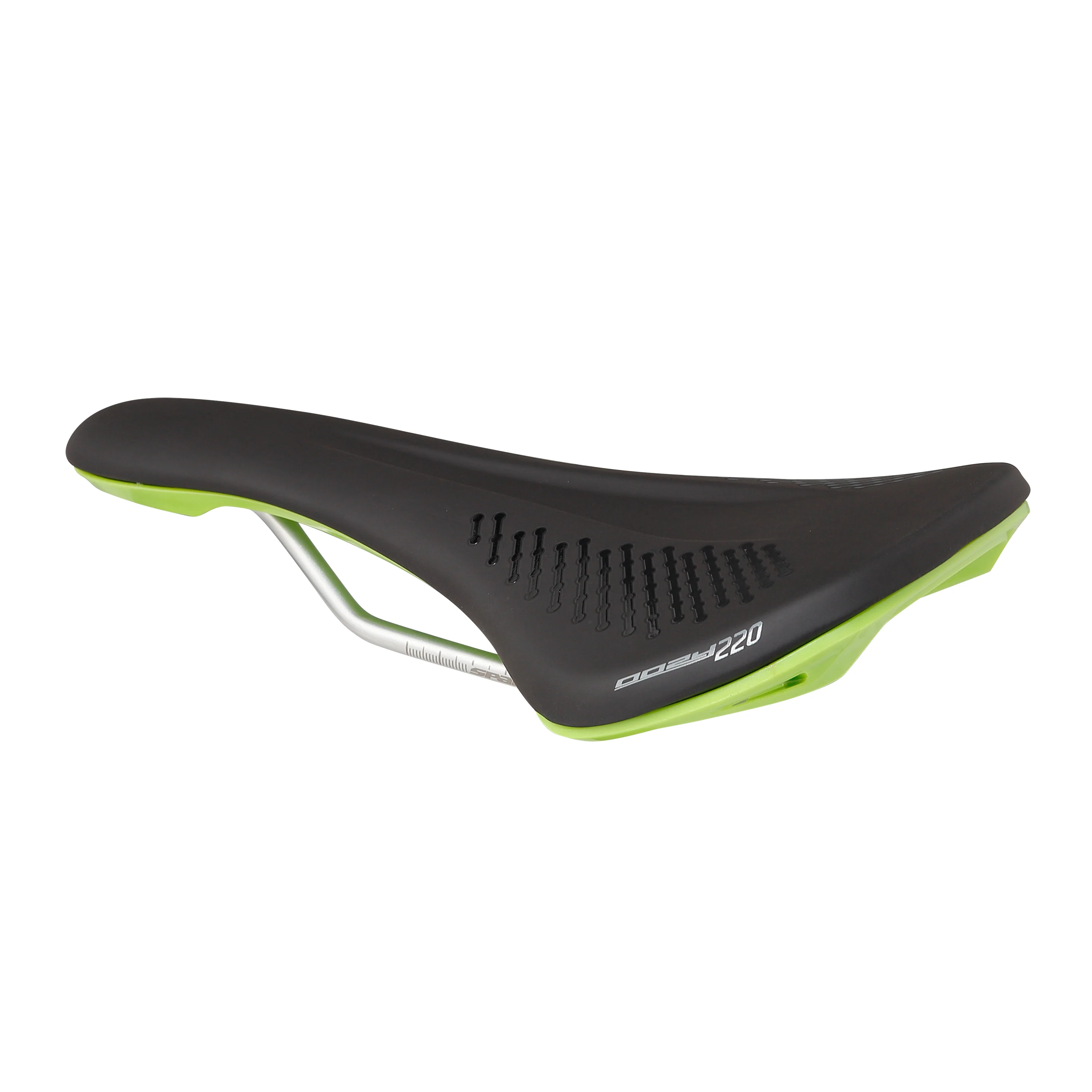 Siodełko SPANK OOZY 220 144mm CrN/Ti Rails Green - Image 2