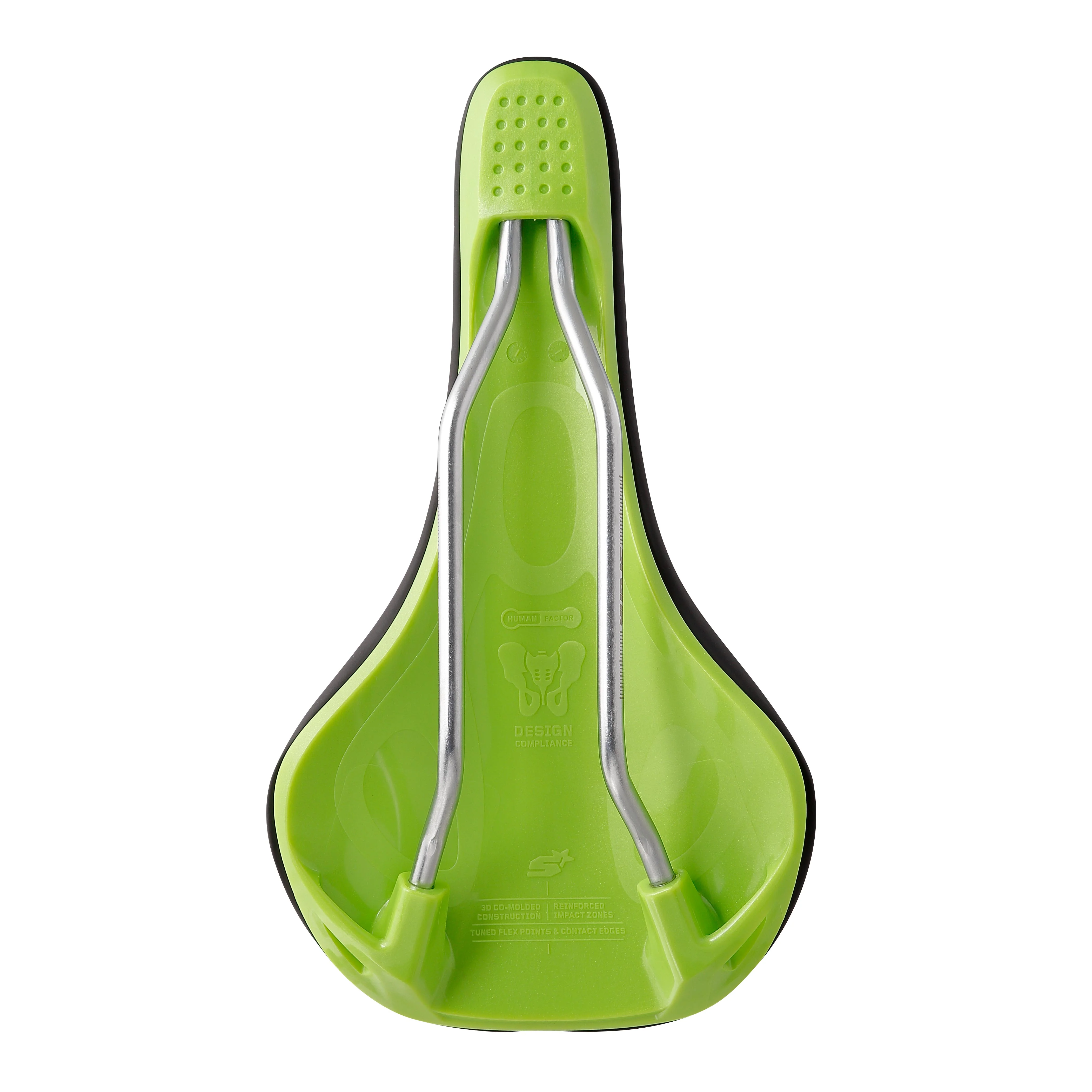 Siodełko SPANK OOZY 220 144mm CrN/Ti Rails Green - Image 3