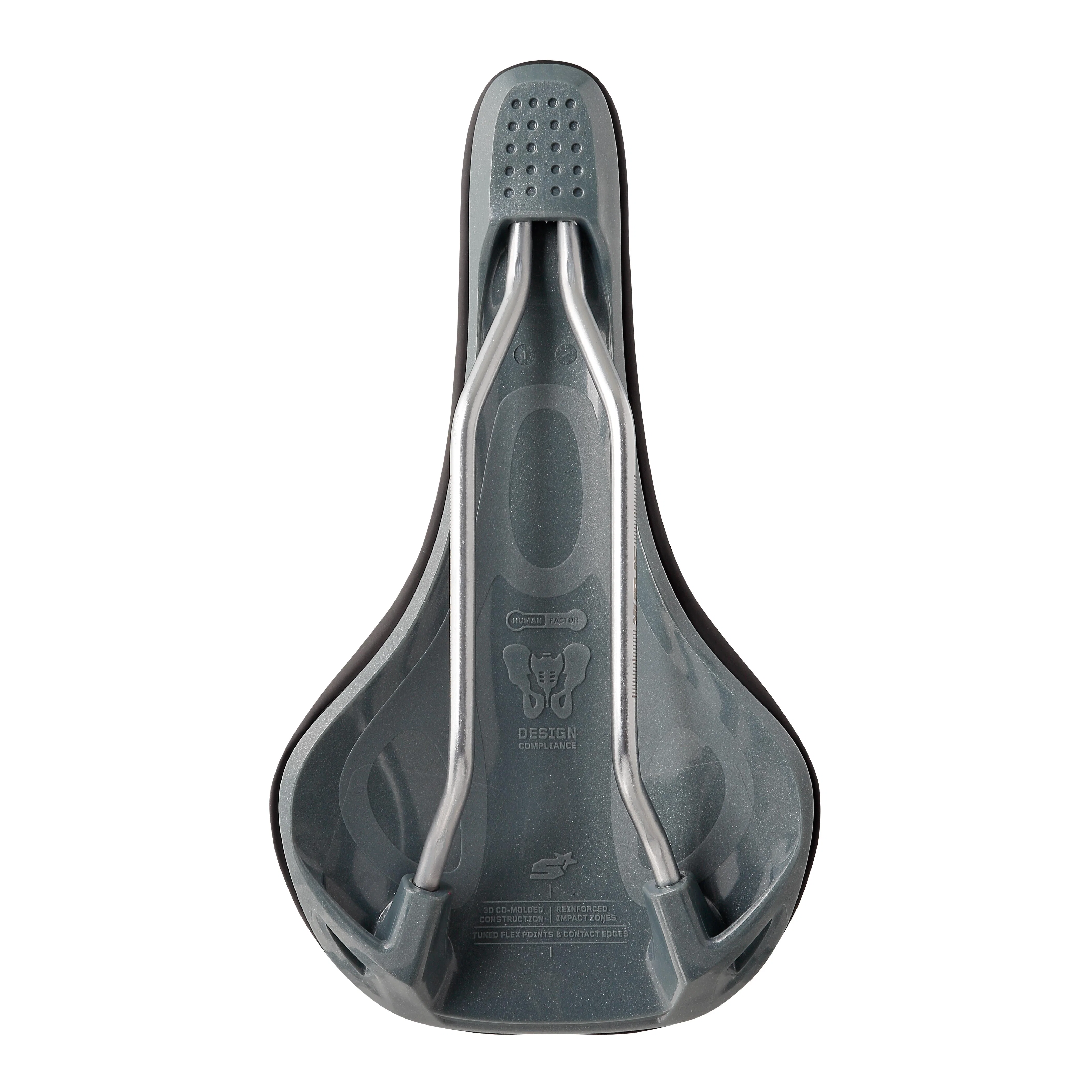 Siodełko SPANK OOZY 220 144mm CrN/Ti Rails Grey - Image 3
