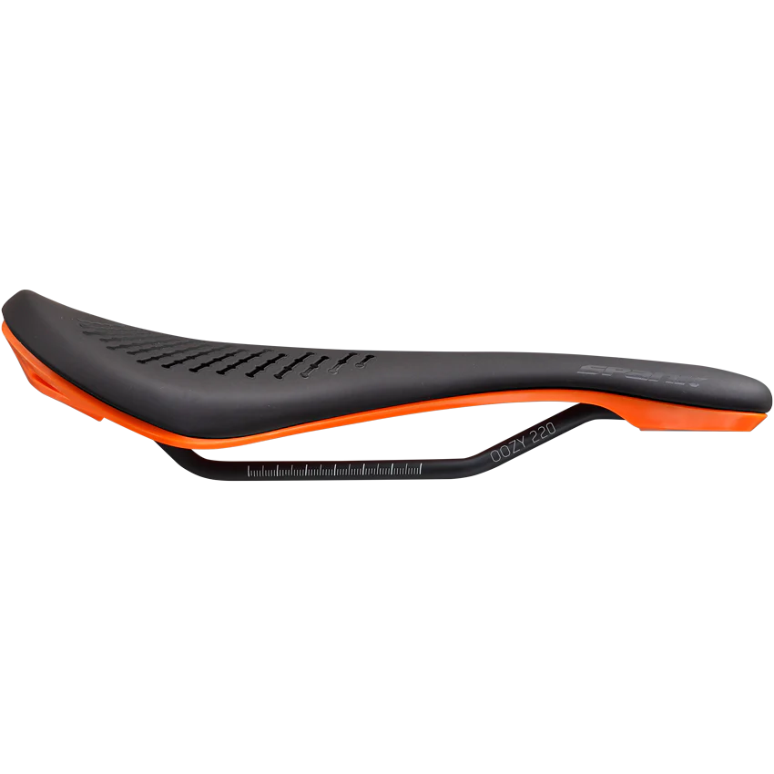 Siodełko SPANK OOZY 220 144mm CrN/Ti Rails Orange