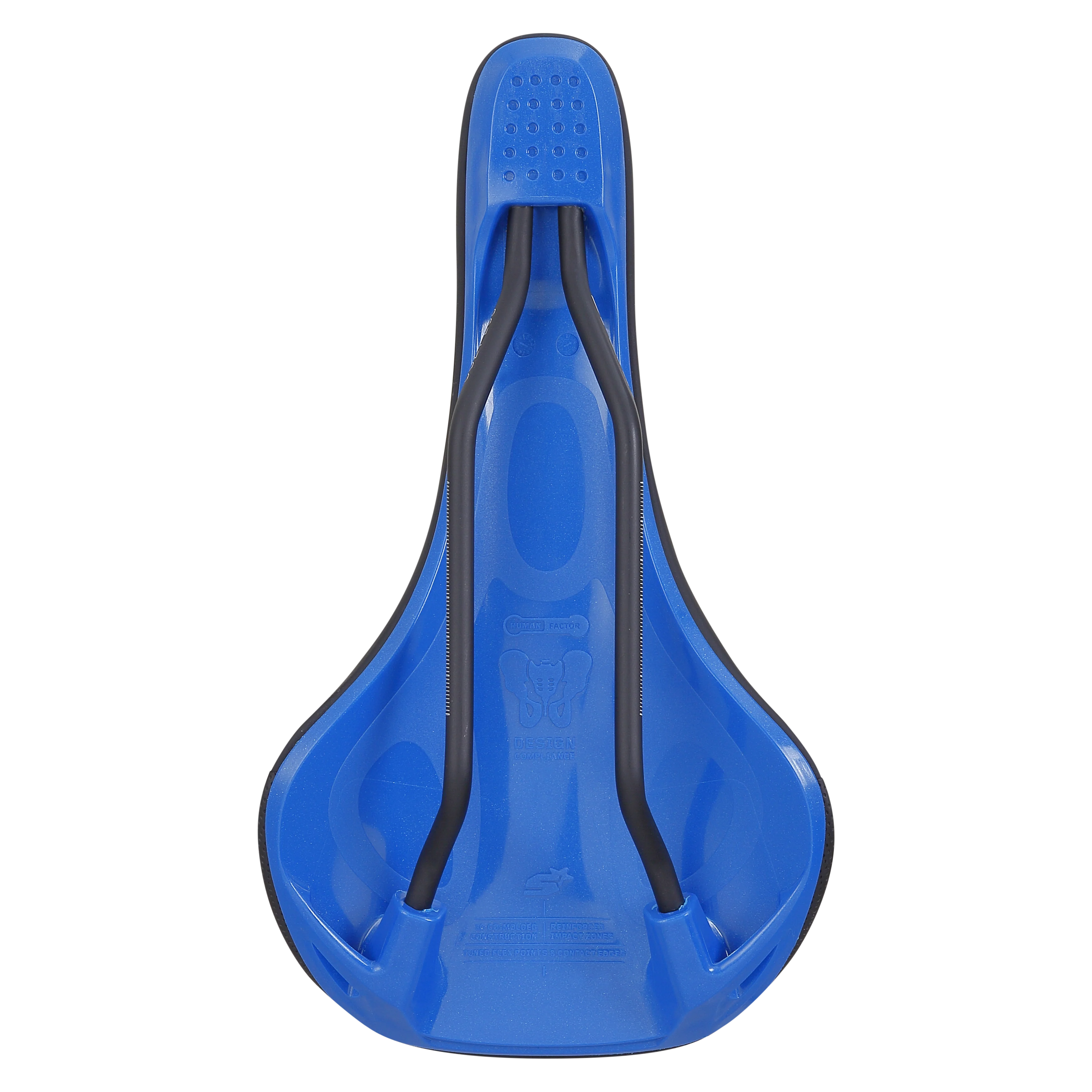Siodełko SPANK OOZY 280 144mm CrMo Rails Blue - Image 4