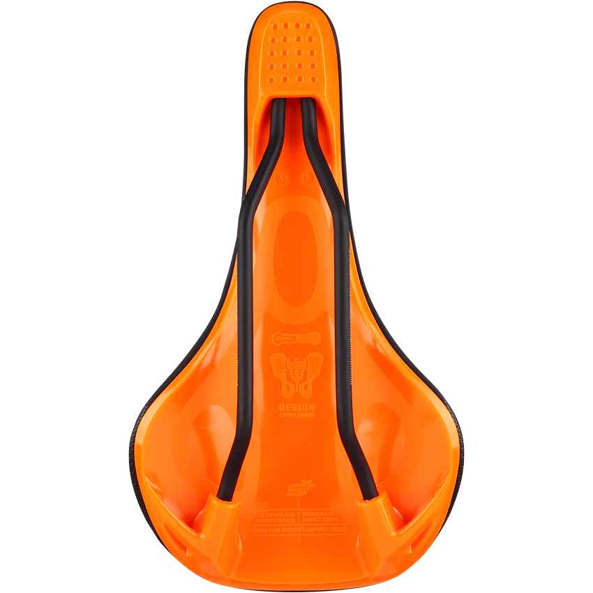 Siodełko SPANK OOZY 280 144mm CrMo Rails Orange - Image 4