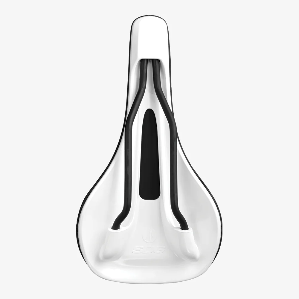Siodełko ze stalowymi szynami SDG BEL-AIR V3 Black/White - Image 3
