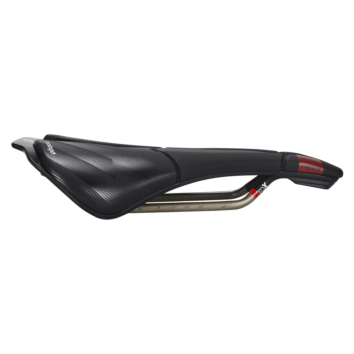Siodło karbonowe PROLOGO SCRATCH M5 AGX RAILS o szerokości 140 mm, czarne - Image 3