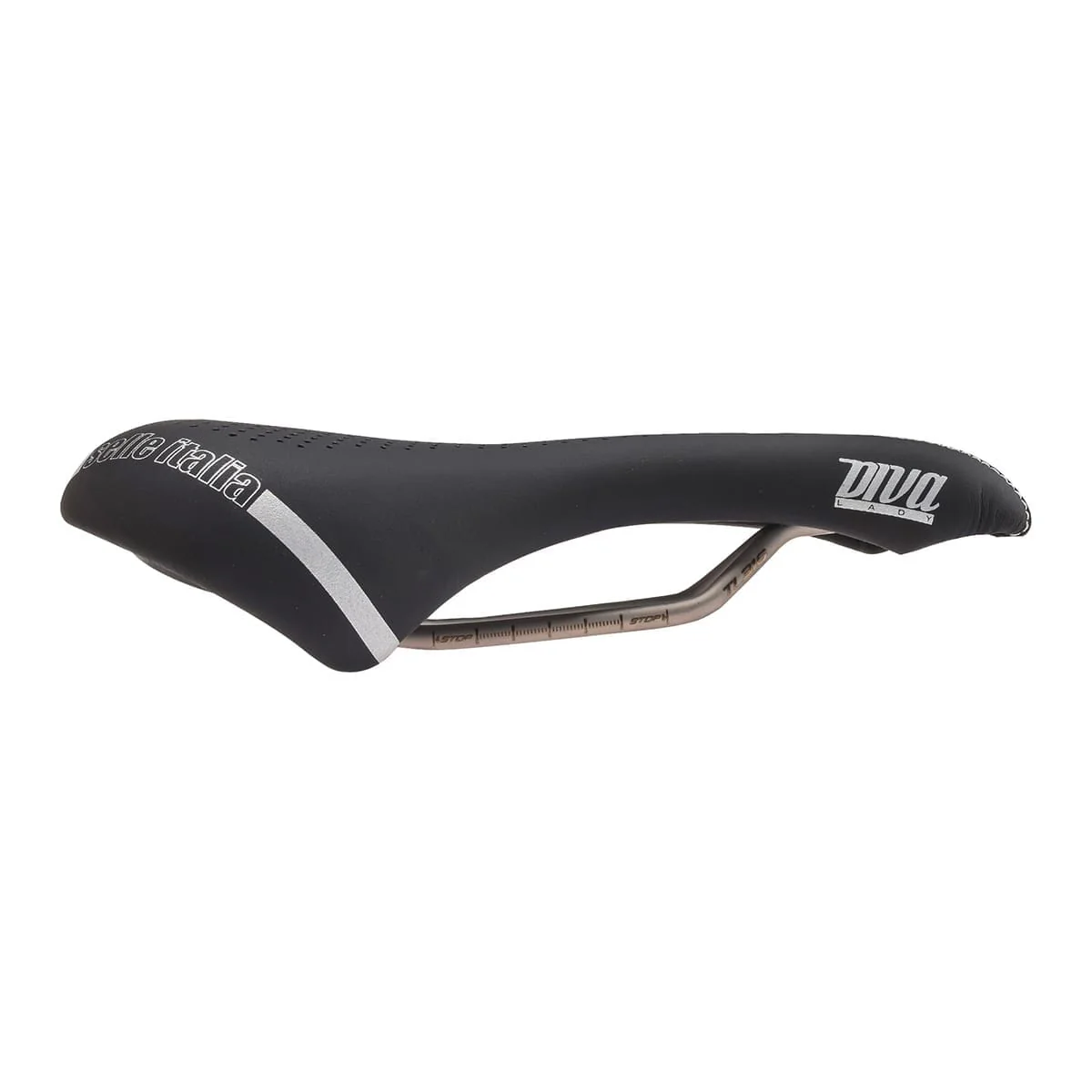 Siodło SELLE ITALIA DIVA GEL SUPERFLOW L Szyny damskie TI316 - Image 2