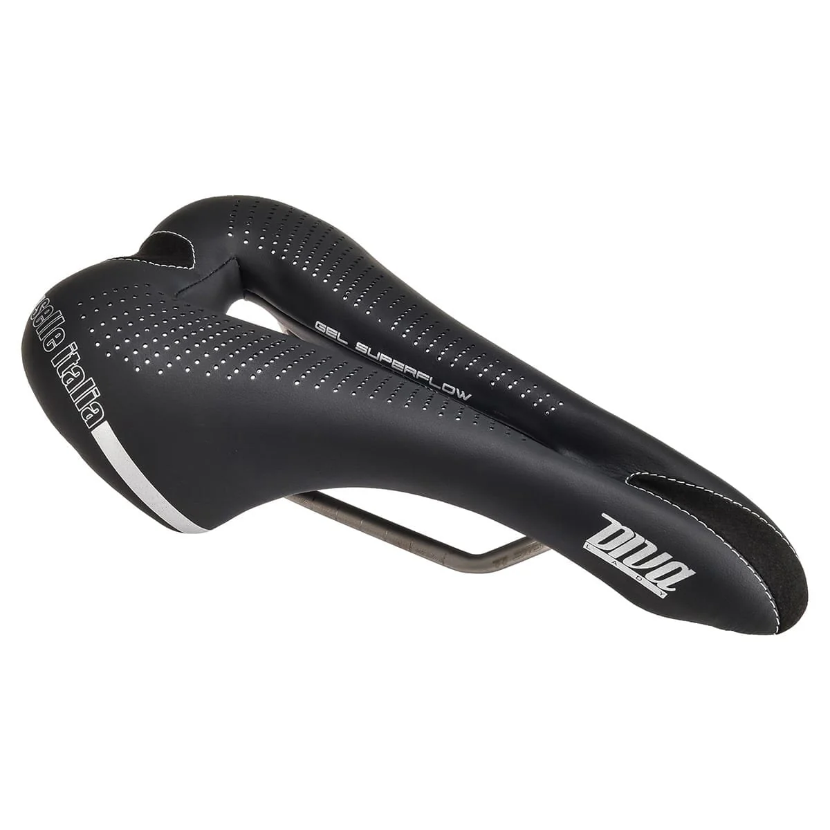 Siodło SELLE ITALIA DIVA GEL SUPERFLOW S Szyny damskie TI316