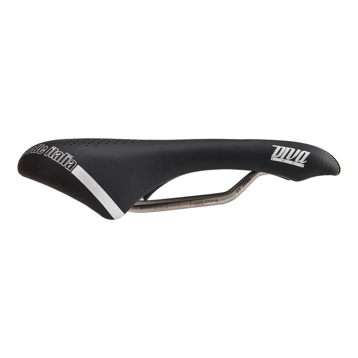 Siodło SELLE ITALIA DIVA GEL SUPERFLOW S Szyny damskie TI316 - Image 2