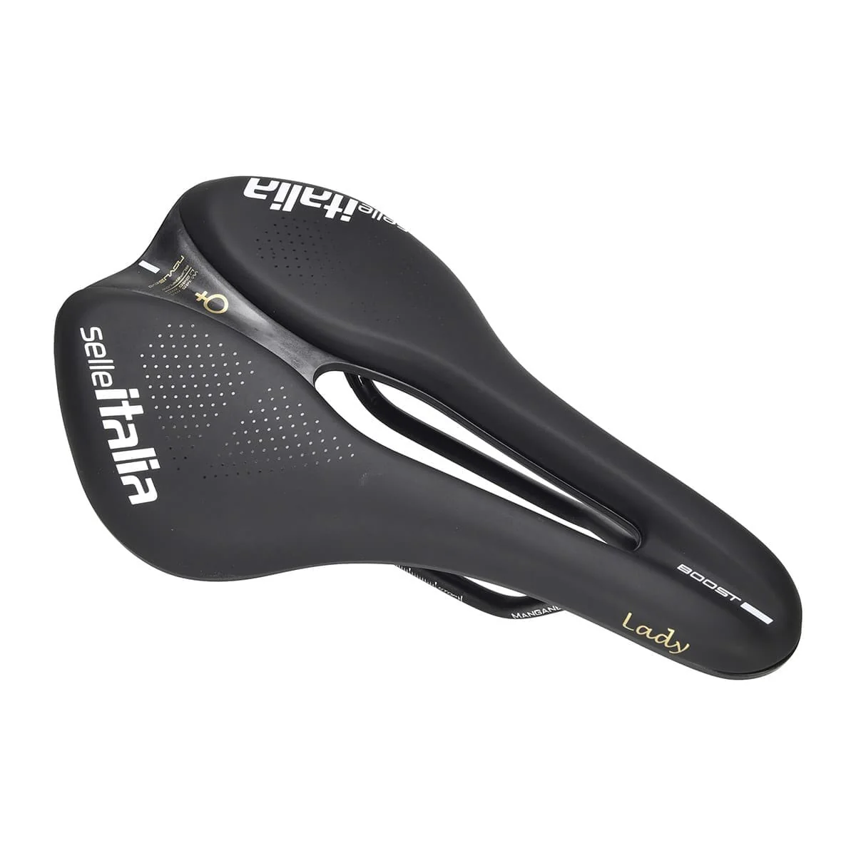 Siodło SELLE ITALIA NOVUS EVO BOOST SUPERFLOW LADY Szyny damskie Manganese
