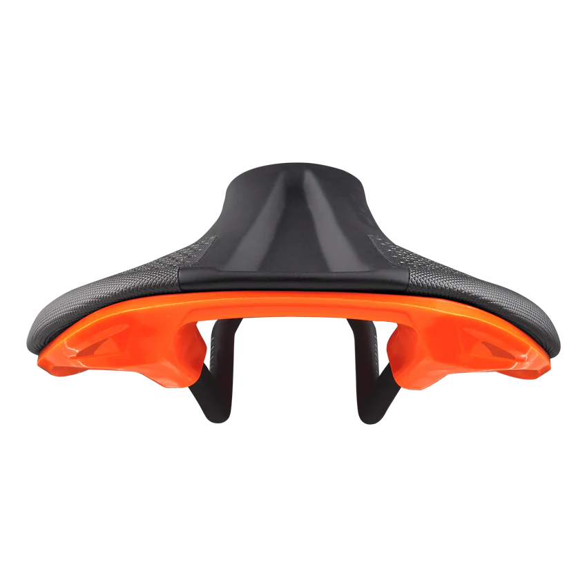 Siodło skórzane SPANK SPIKE 160 CrMo Rails Orange - Image 3