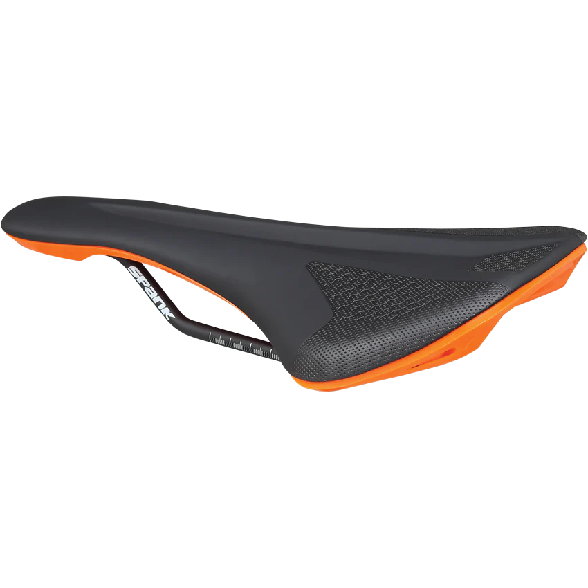 Siodło skórzane SPANK SPIKE 160 CrMo Rails Orange - Image 4