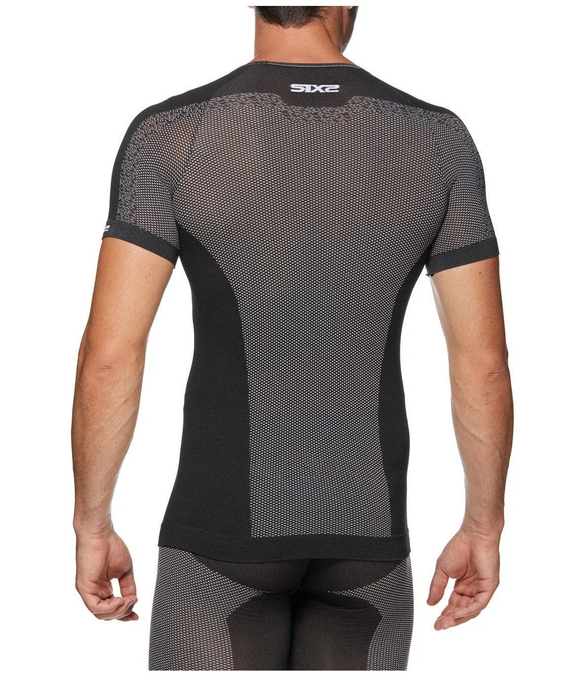 SIXS TS1L BT Bielizna z krótkim rękawem Carbon Black - Image 4