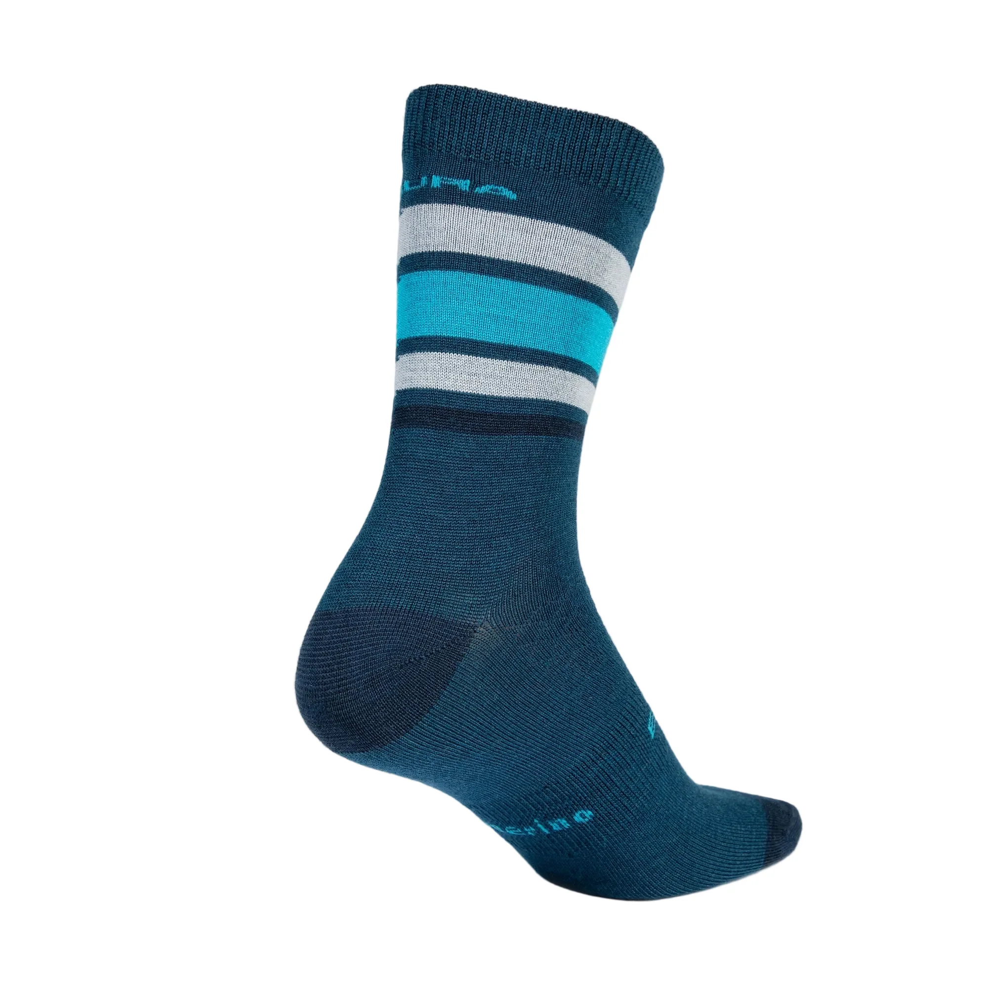 ENDURA BAABAA MERINO STRIPE Skarpetki niebieski - Image 2