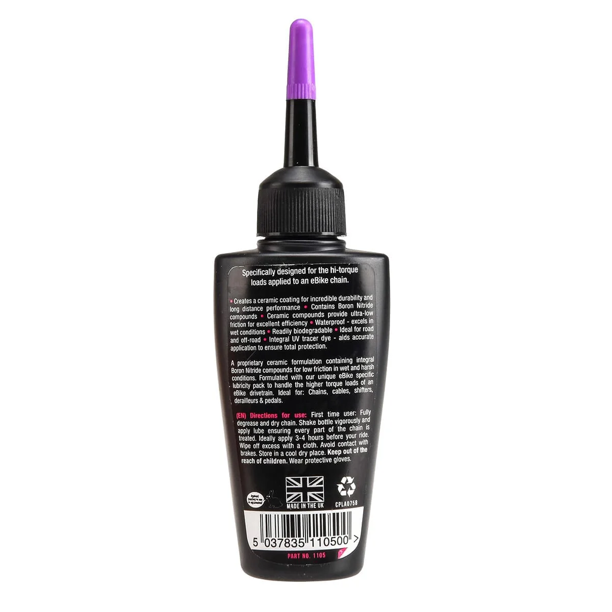 Smar do mokrego łańcucha MUC-OFF E-BIKE WET WEATHER (50 ml) - Image 2