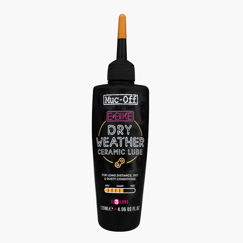 Smar do łańcucha MUC-OFF E-BIKE DRY WEATHER na suche warunki (120 ml)