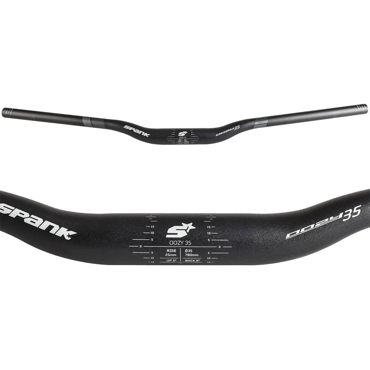 SPANK OOZY 35 Rise 25mm 35/780mm Black Hanger - Image 2