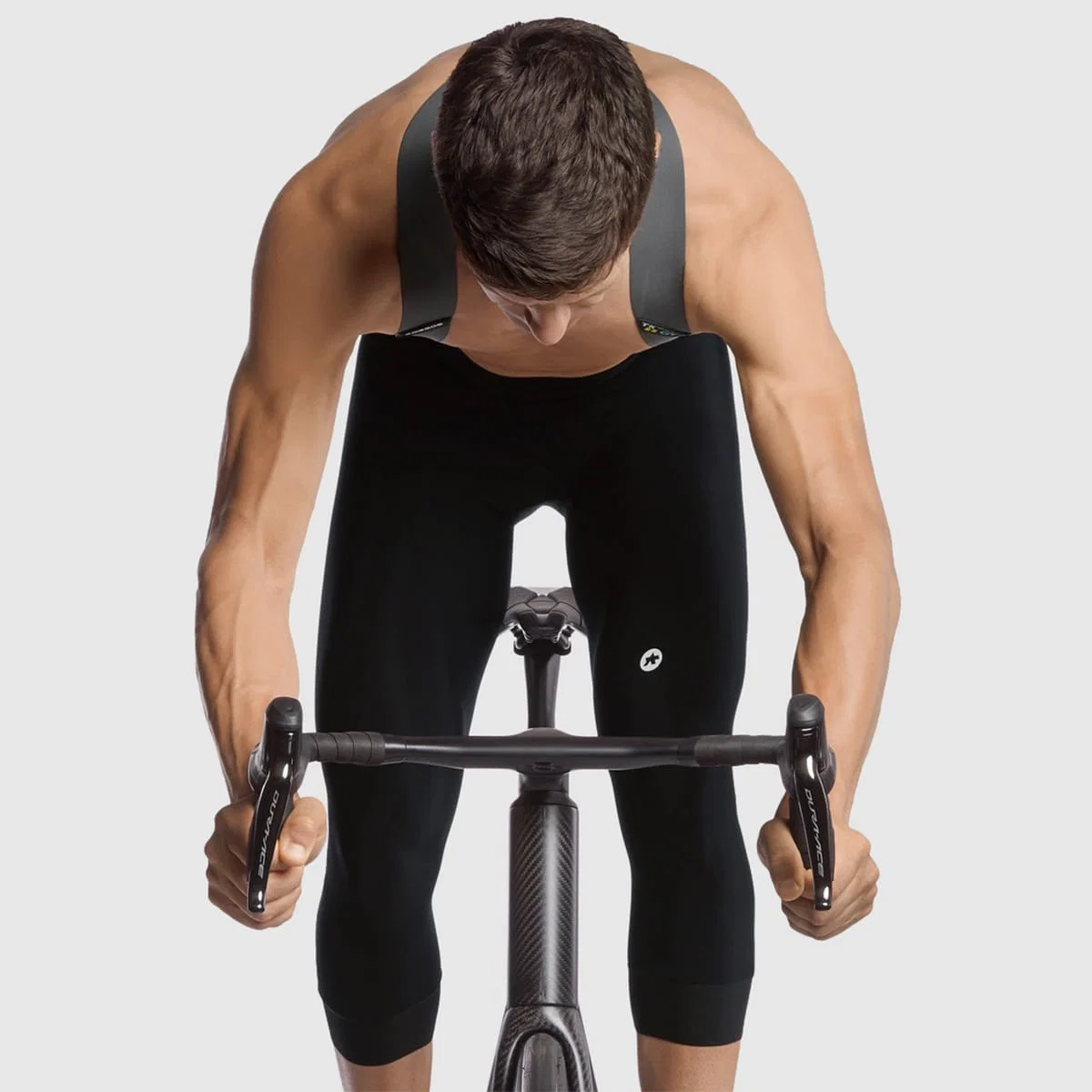 Spodenki ASSOS MILLE GT SPRING FALL C2 3/4 czarne - Image 3