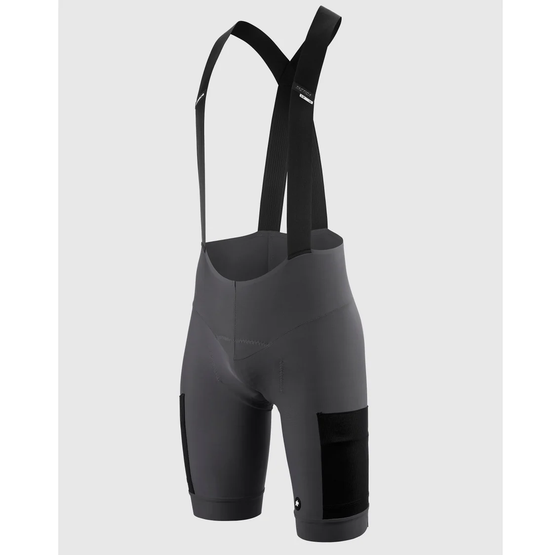 ASSOS TACTICA KIESKAFER GRAVEL T5 spodenki na szelkach szary - Image 3