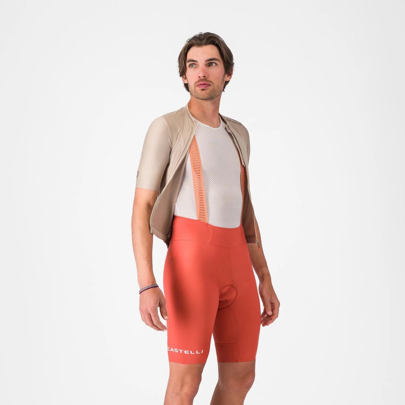 Spodenki CASTELLI ESPRESSO 2 Paprika Bib Short