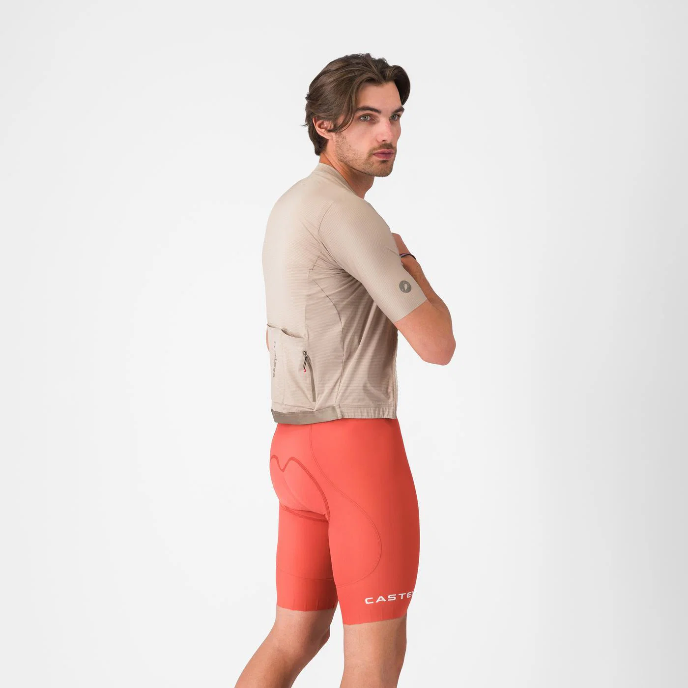 Spodenki CASTELLI ESPRESSO 2 Paprika Bib Short - Image 2