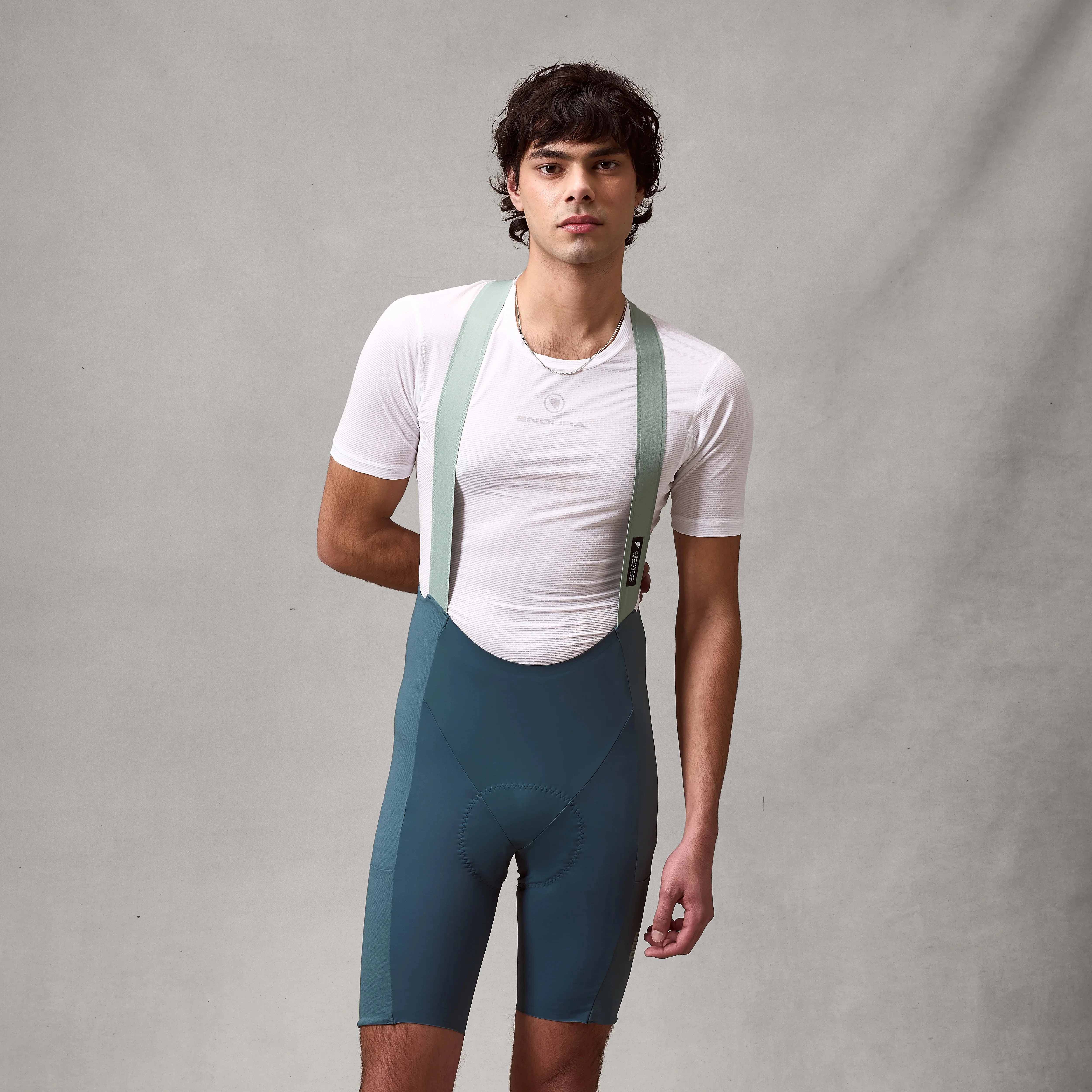 Spodenki ENDURA ALLTRACK RIDE Bib Short Teal - Image 3