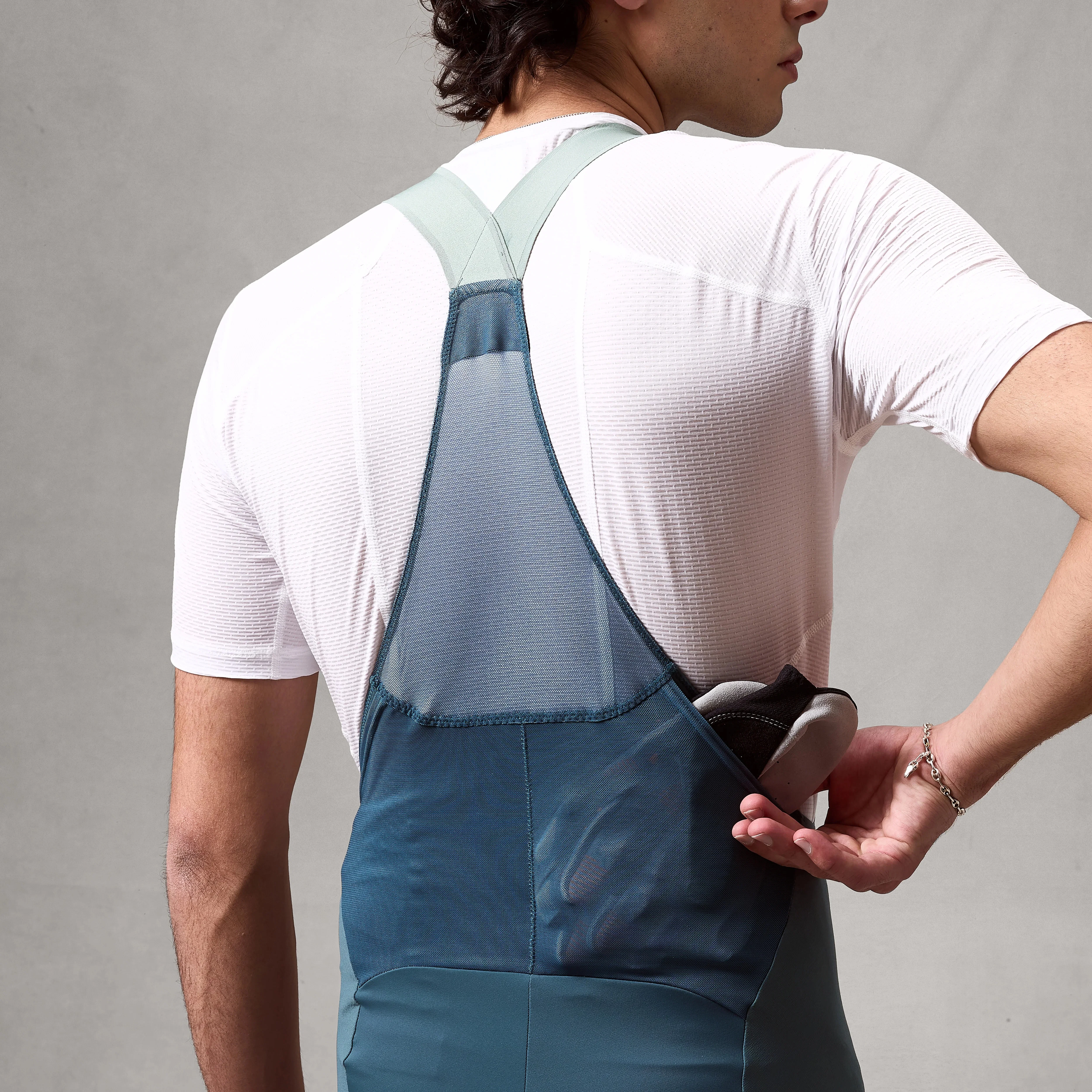Spodenki ENDURA ALLTRACK RIDE Bib Short Teal - Image 6