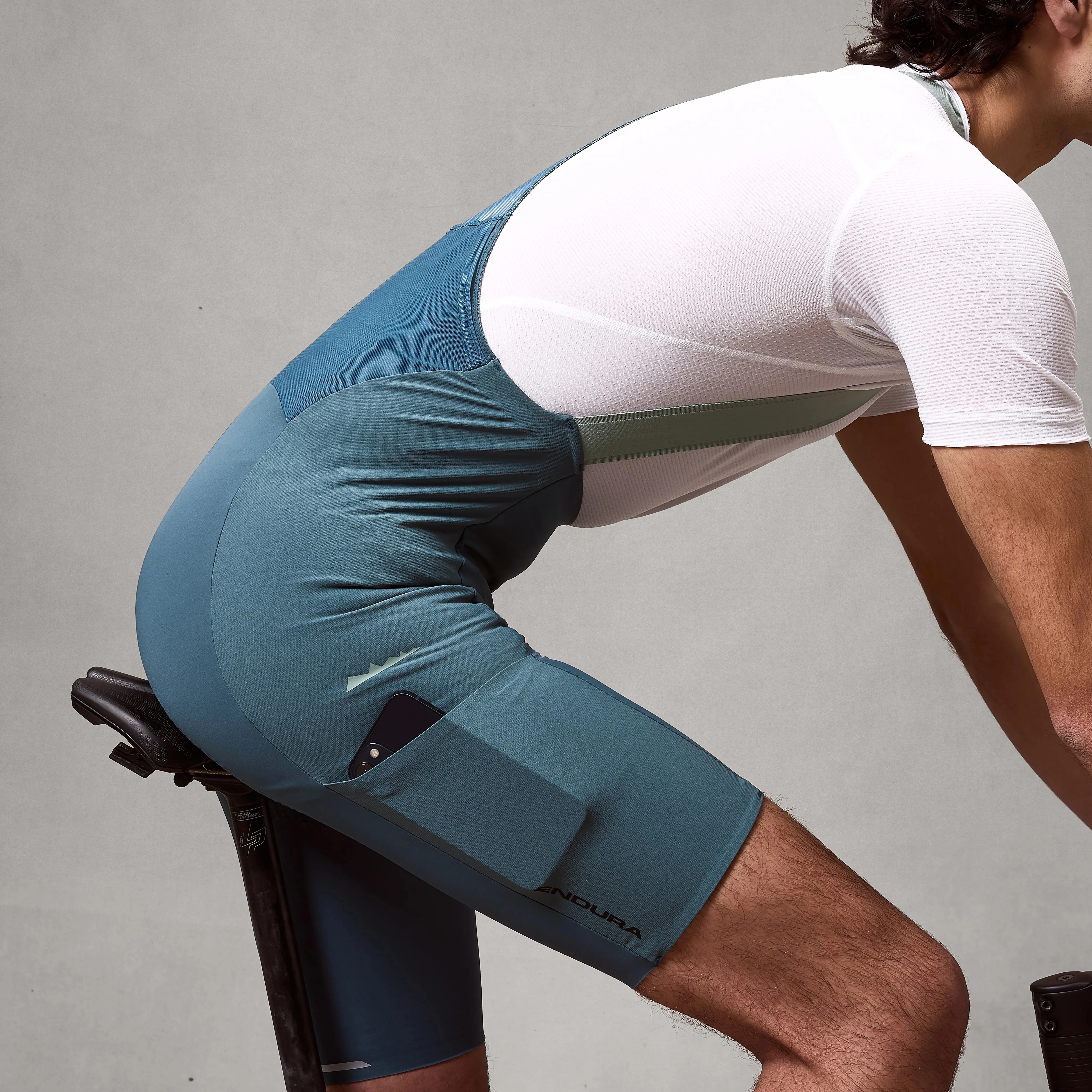 Spodenki ENDURA ALLTRACK RIDE Bib Short Teal - Image 7