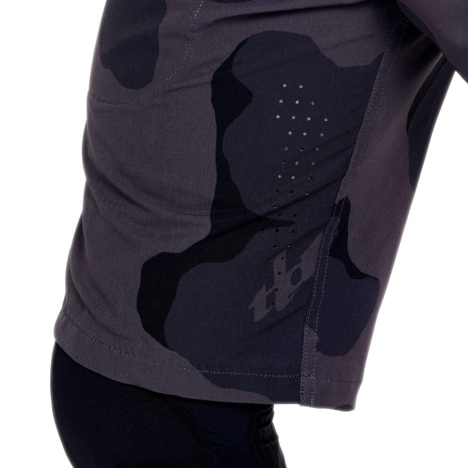 Spodenki TROY LEE DESIGNS SKYLINE PRO FLOW CAMO Carbon z wkładką BN3TH - Image 14