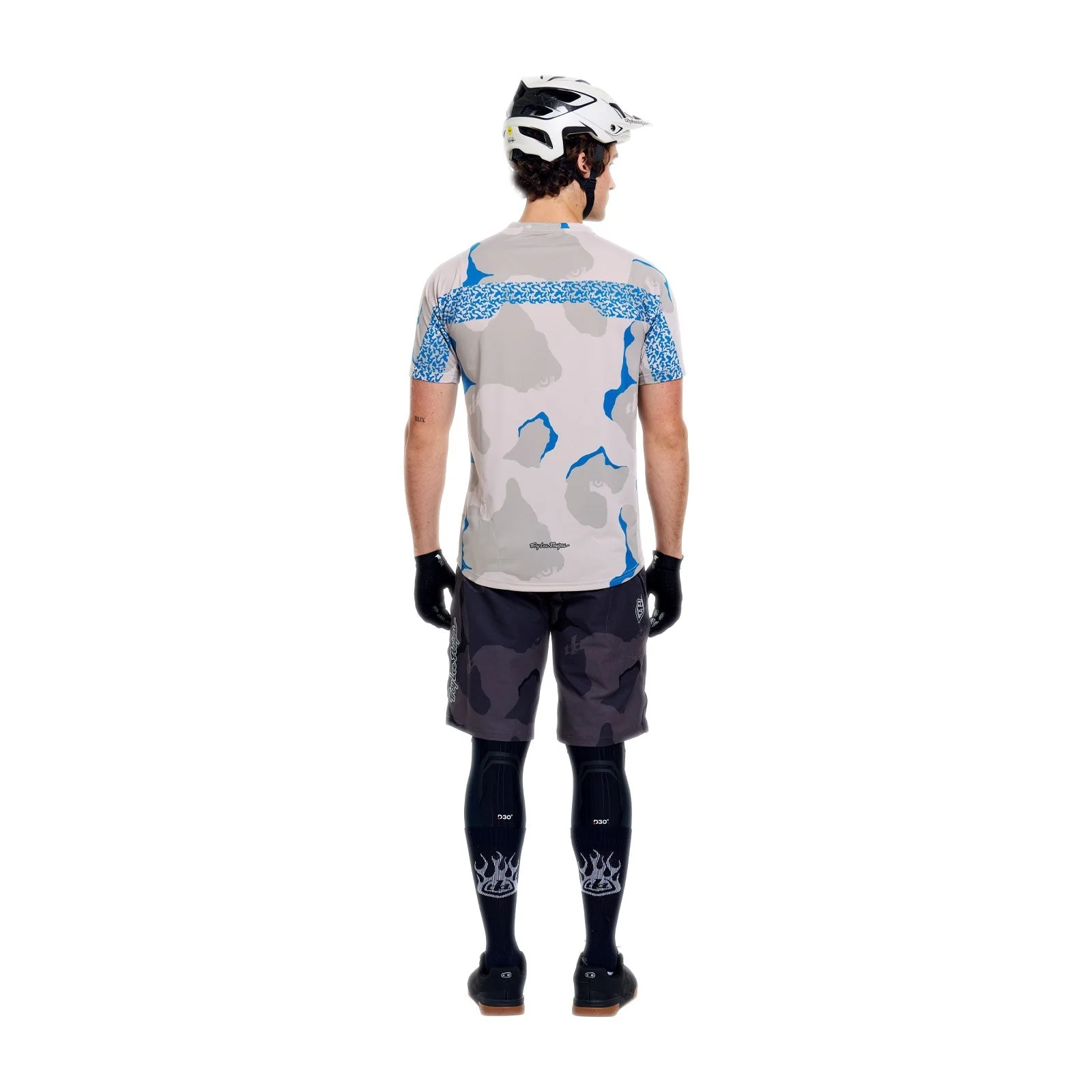 Spodenki TROY LEE DESIGNS SKYLINE PRO FLOW CAMO Carbon z wkładką BN3TH - Image 4