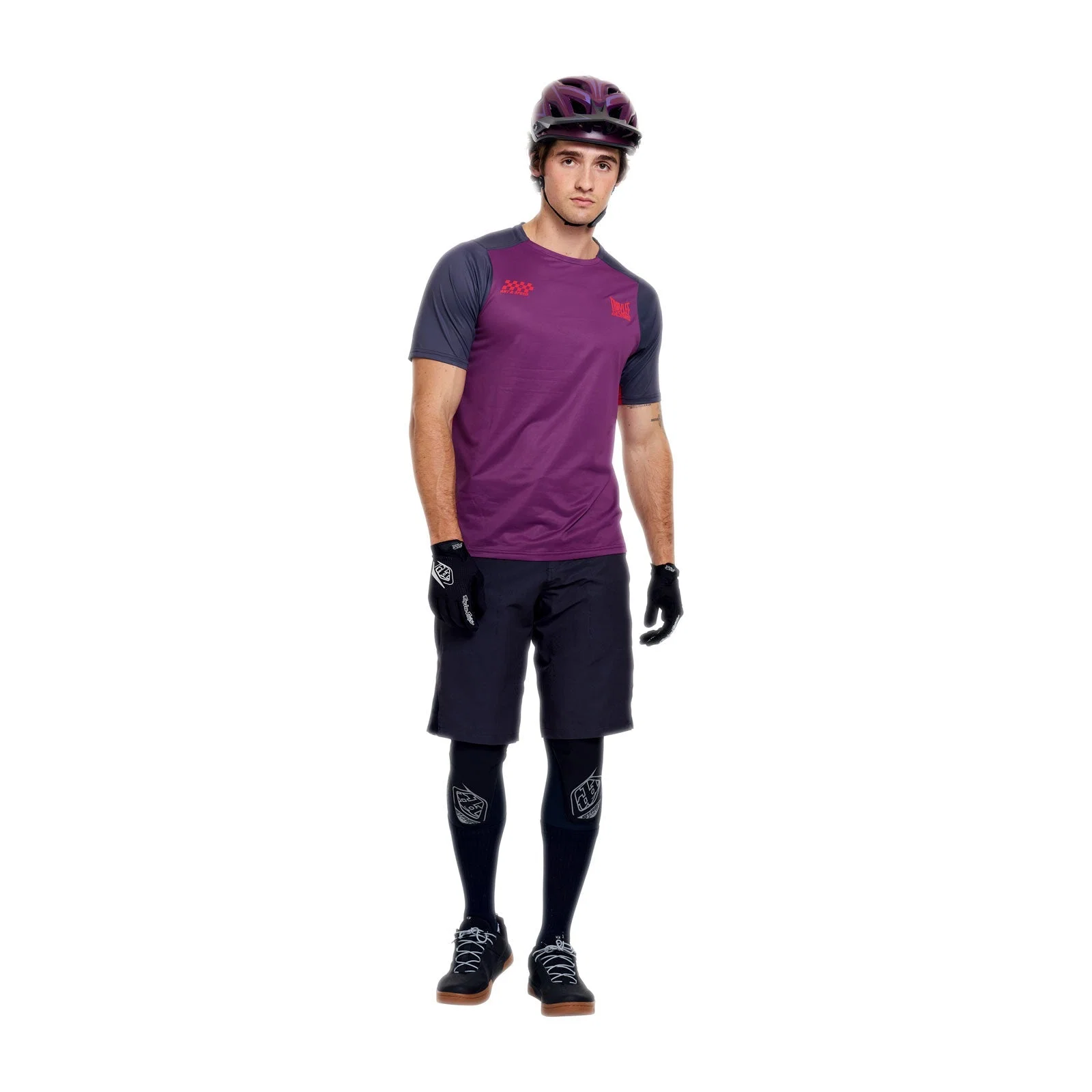 Spodenki TROY LEE DESIGNS SKYLINE PRO MONO Carbon z wkładką BN3TH - Image 2