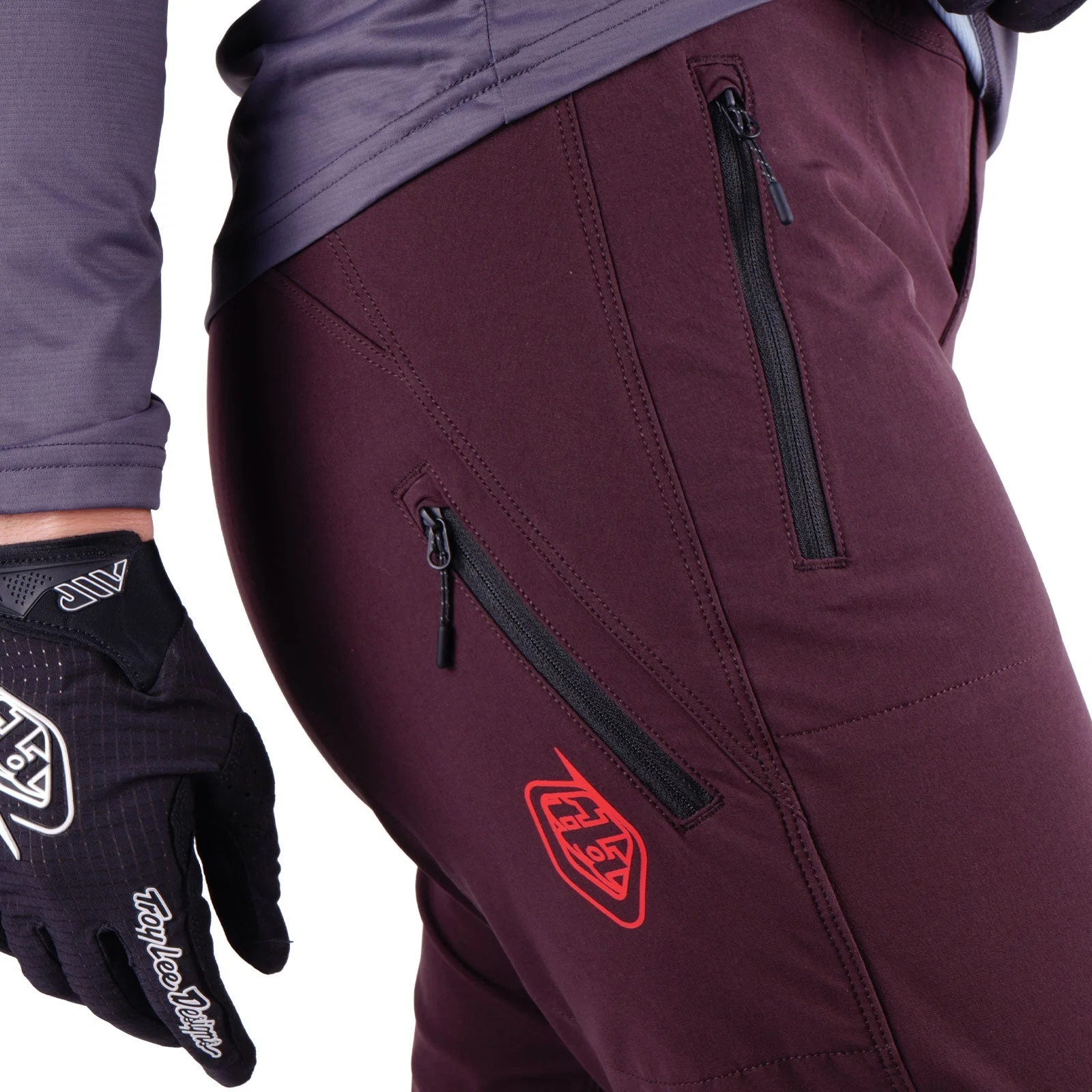 Damskie spodnie TROY LEE DESIGNS LILIUM PRO MONO Bordeaux - Image 12