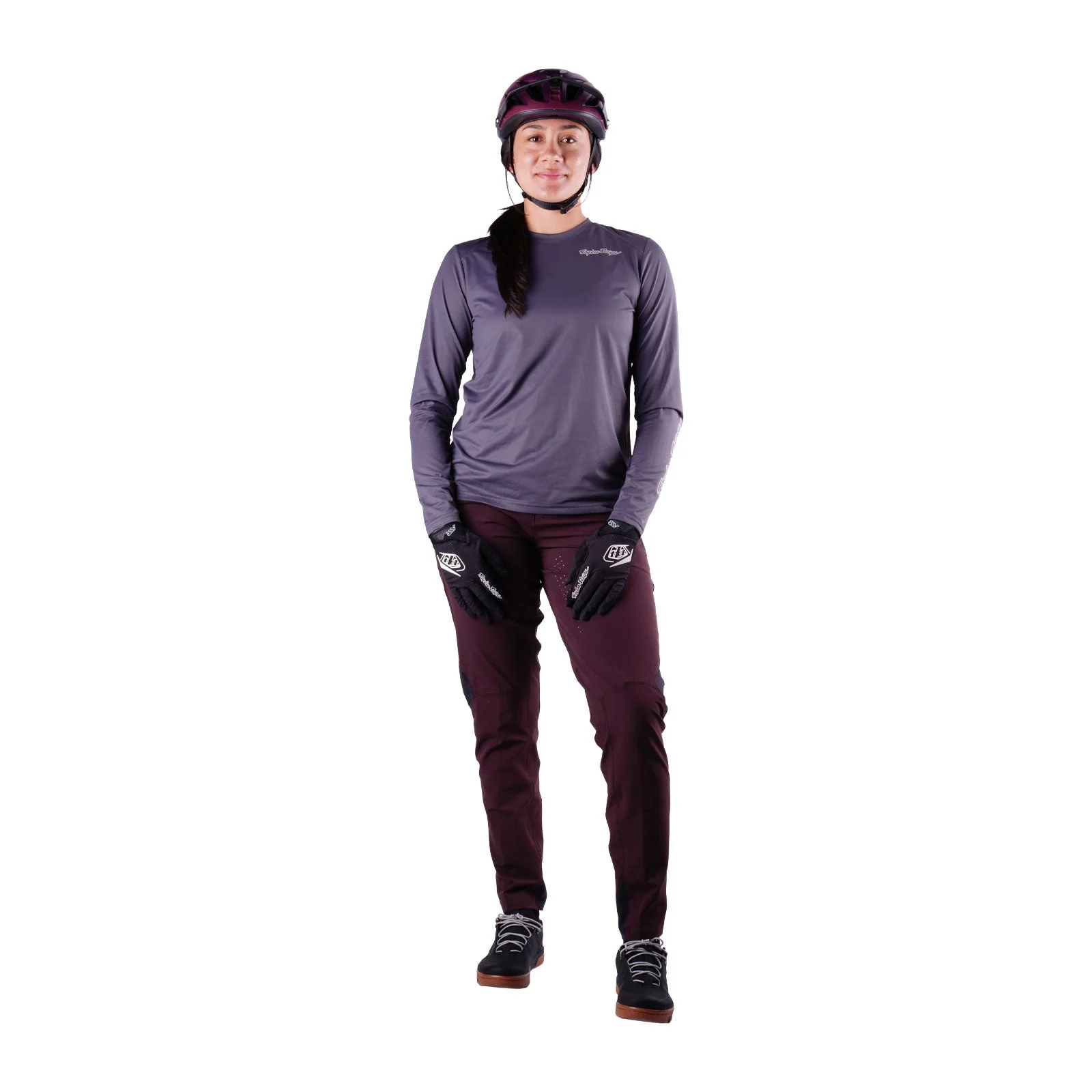 Damskie spodnie TROY LEE DESIGNS LILIUM PRO MONO Bordeaux - Image 2