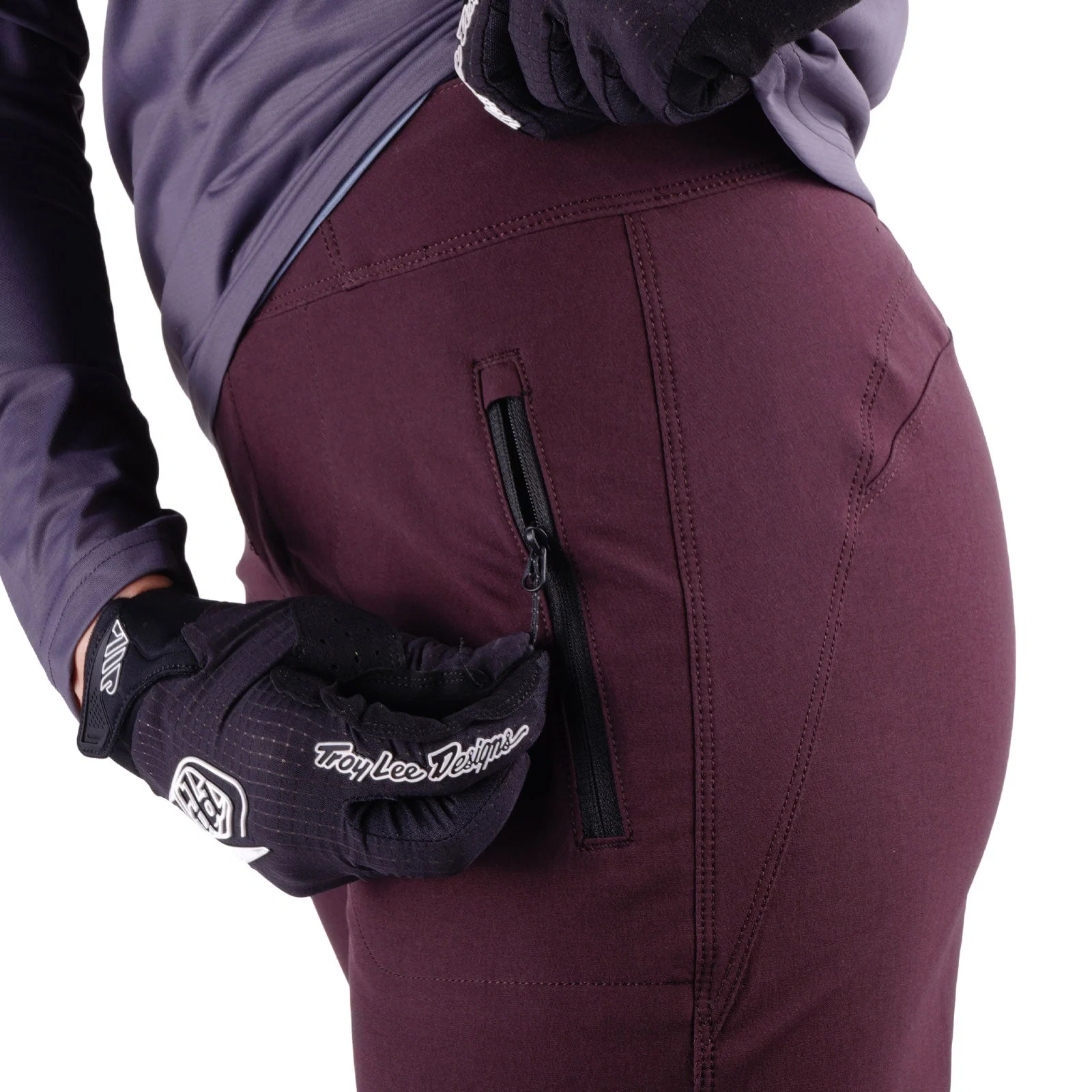 Damskie spodnie TROY LEE DESIGNS LILIUM PRO MONO Bordeaux - Image 5