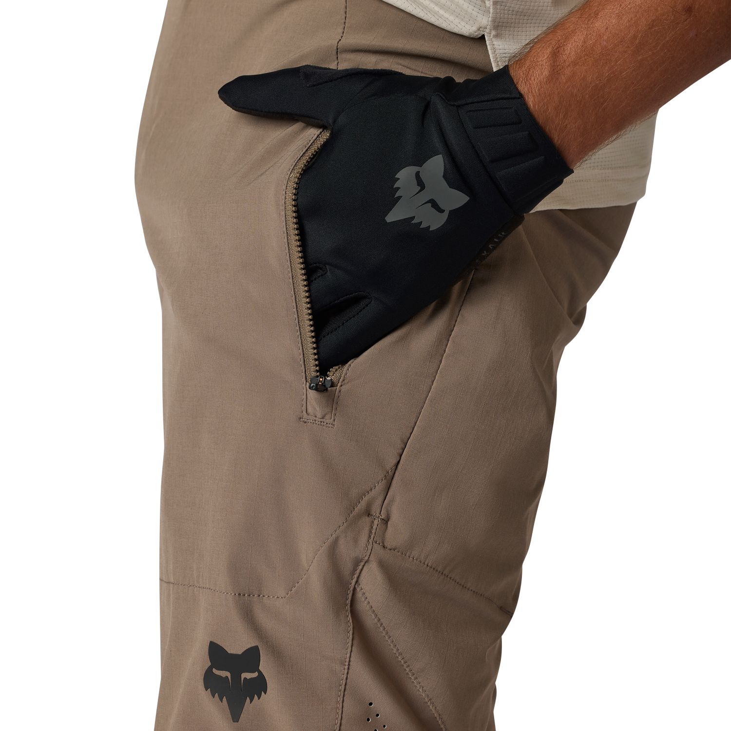 Spodnie FOX FLEXAIR Nutmeg Beige - Image 3