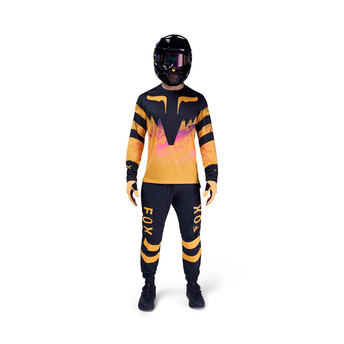 Spodnie FOX RANGER KAIROS czarny/pomarańczowy - Image 7