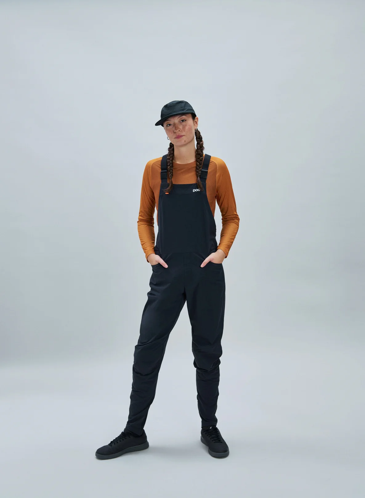 Spodnie ogrodniczki damskie POC MOTION DUNGAREE czarne - Image 4