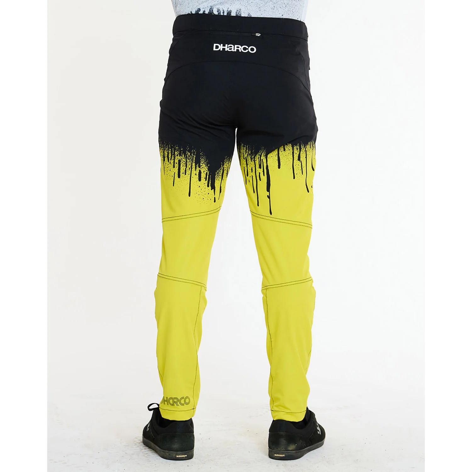 Spodnie przeciwdeszczowe DHARCO GRAVITY ACID RAIN czarne/żółte - Image 3