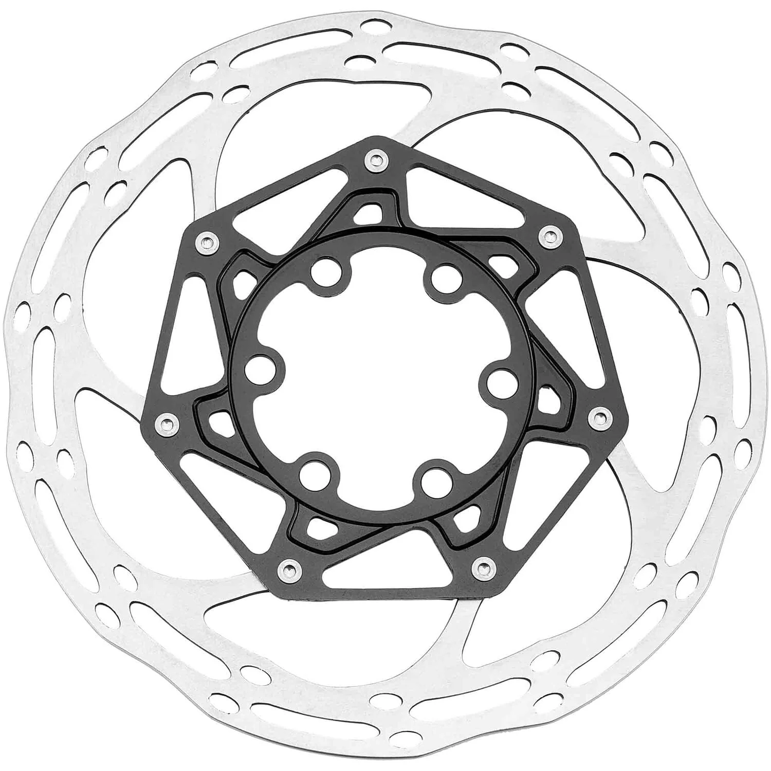 SRAM CENTERLINE Floating Disc X 6 otworów + stalowe śruby czarny - Image 4